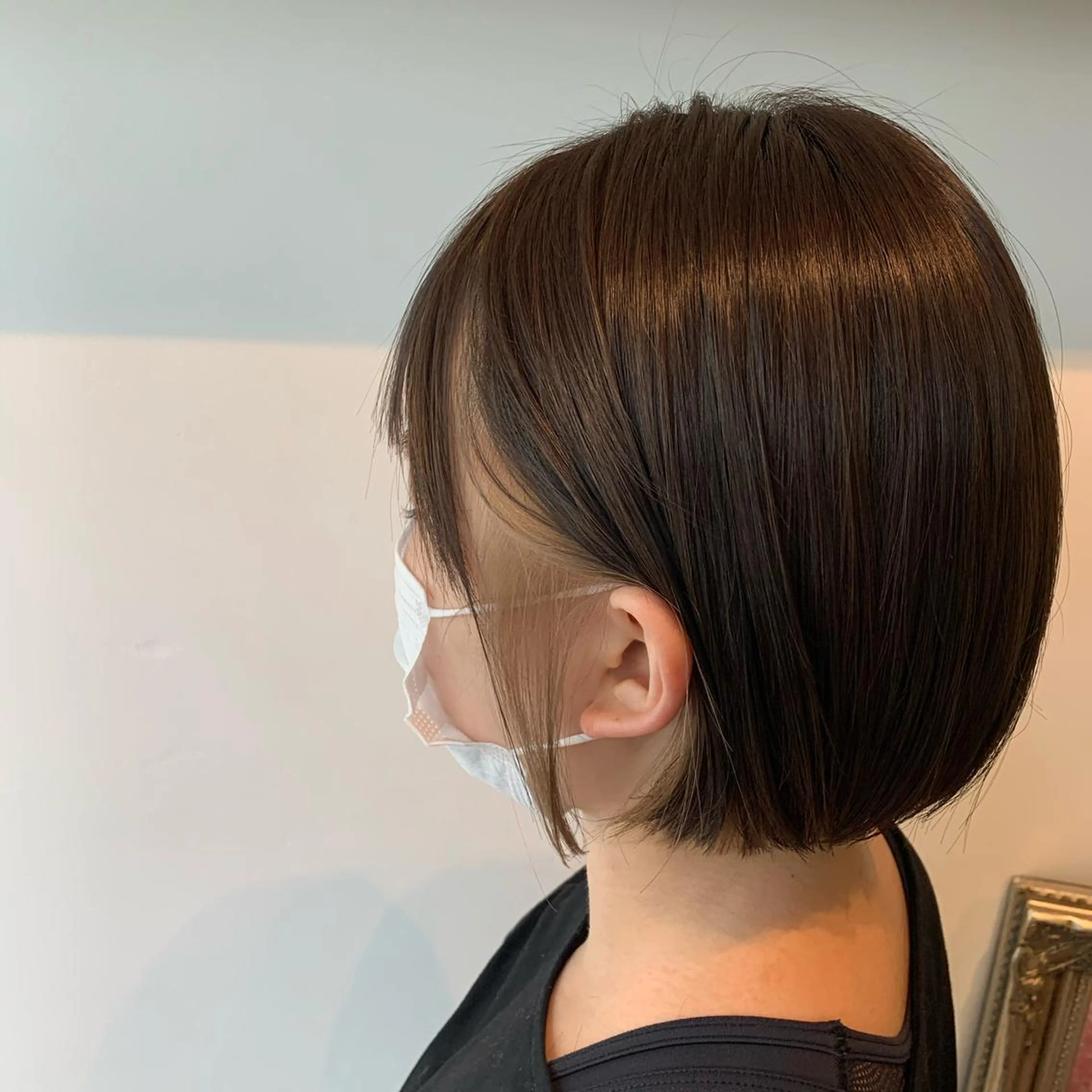 ショート カラー ヘアアレンジ ヘアカラー トリートメント 山崎 澪 レイヤーカット/大宮のヘアスタイル