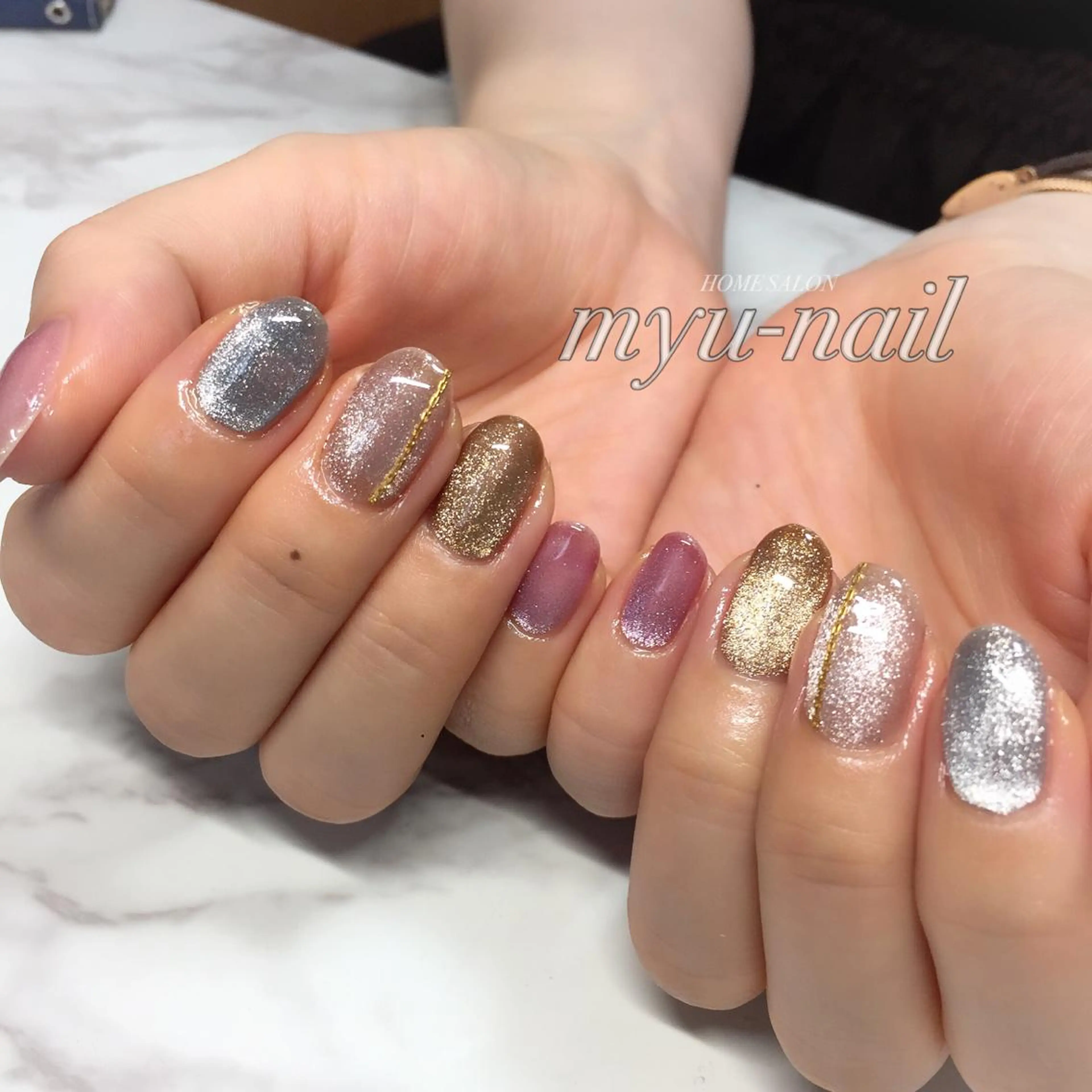 ネイル ホームサロン myu-nailのネイルデザイン