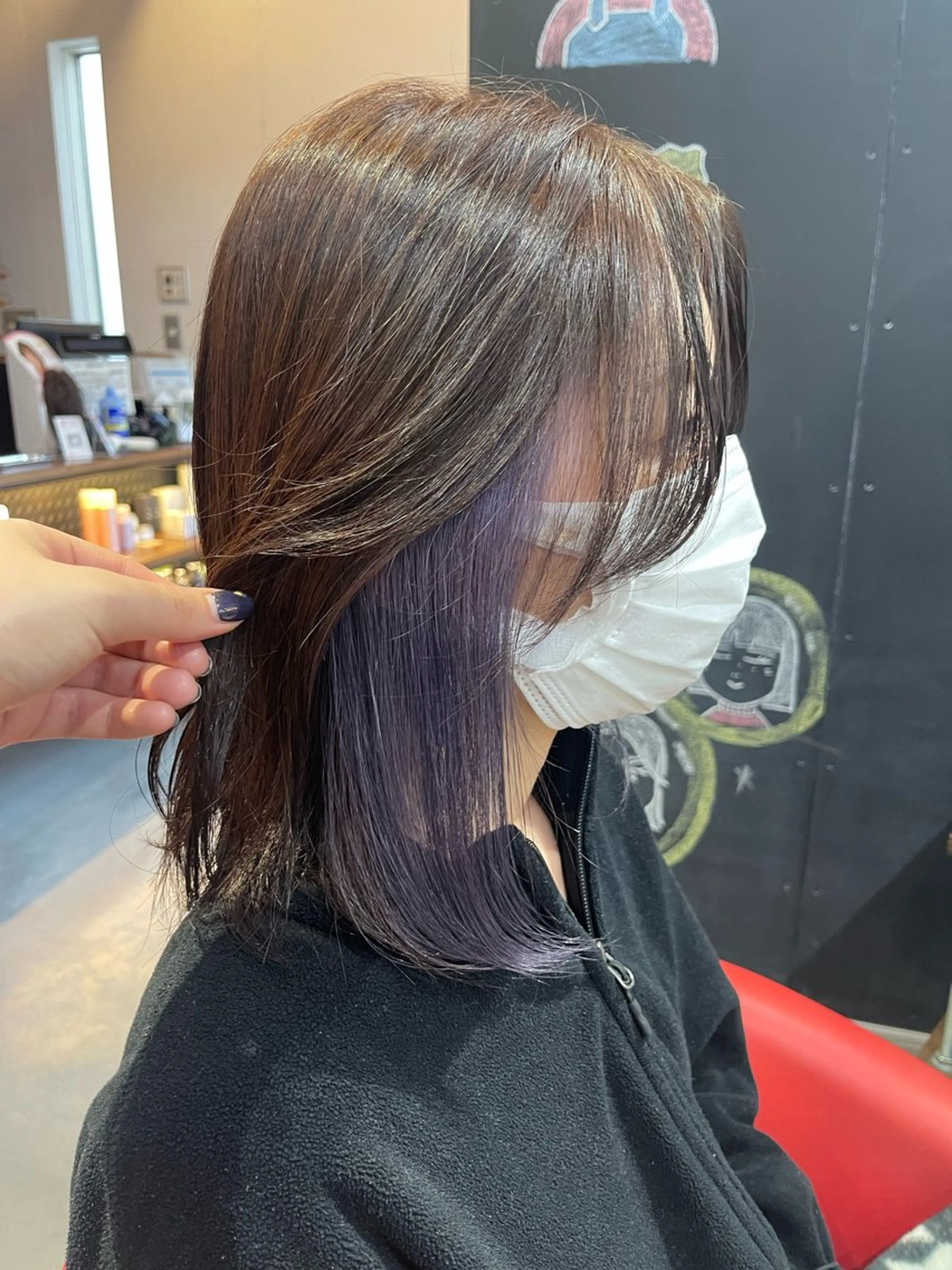 ミディアム 今田 茜のヘアスタイル