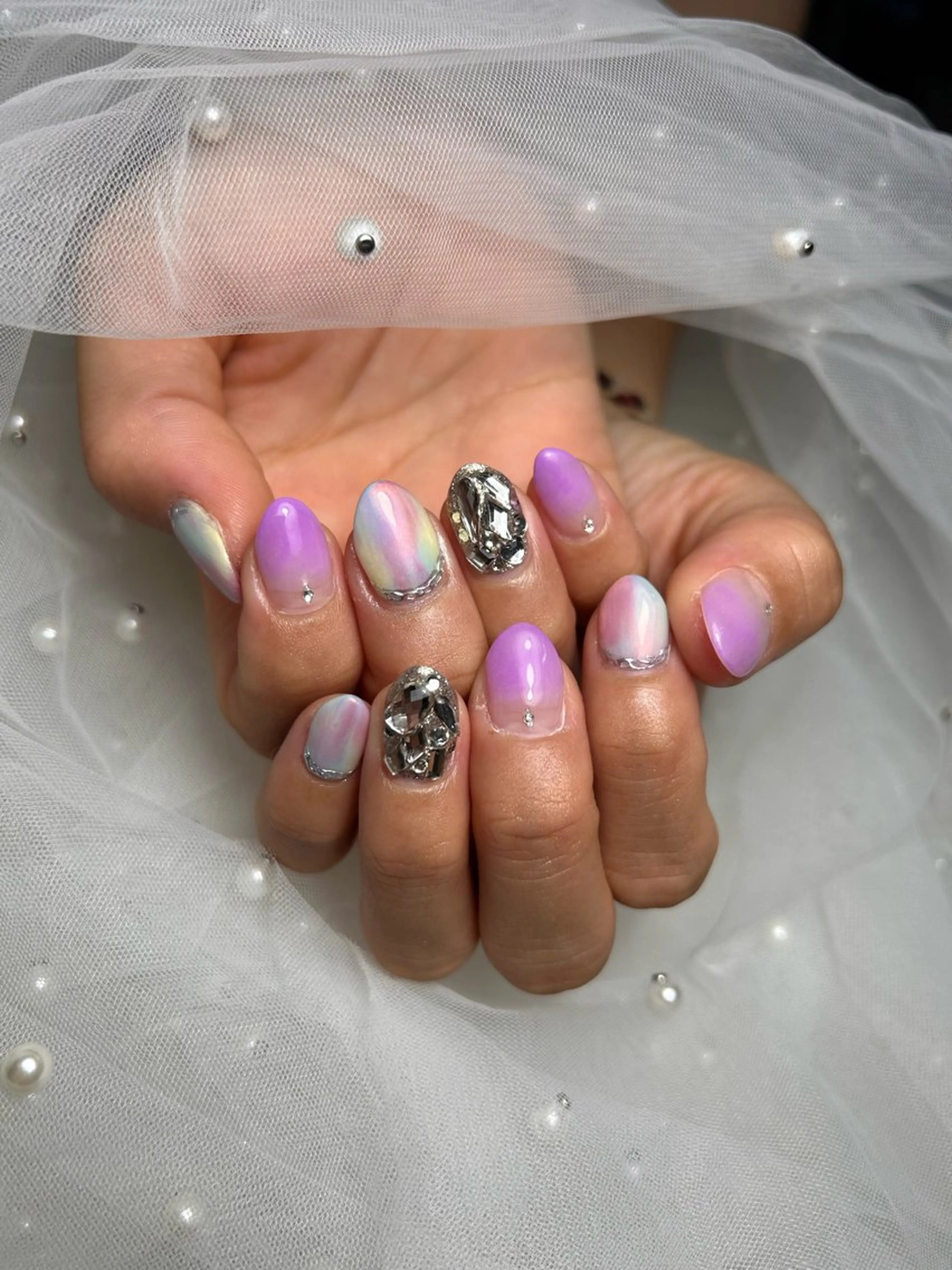 ネイル ハンドネイル フットネイル ✴︎ Delightのネイルデザイン