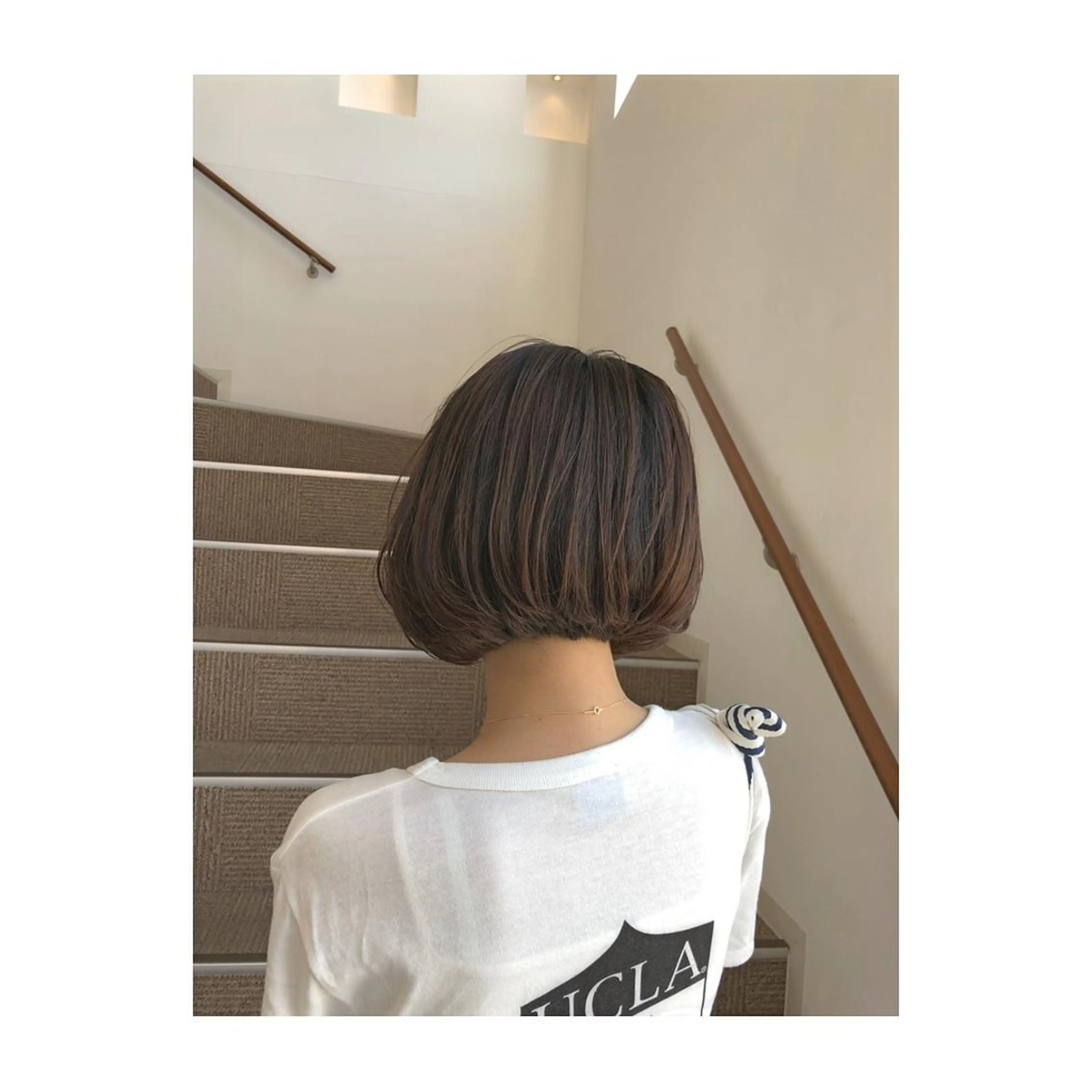 ミディアム 松戸　レイヤーカット 野口　康太郎のヘアスタイル