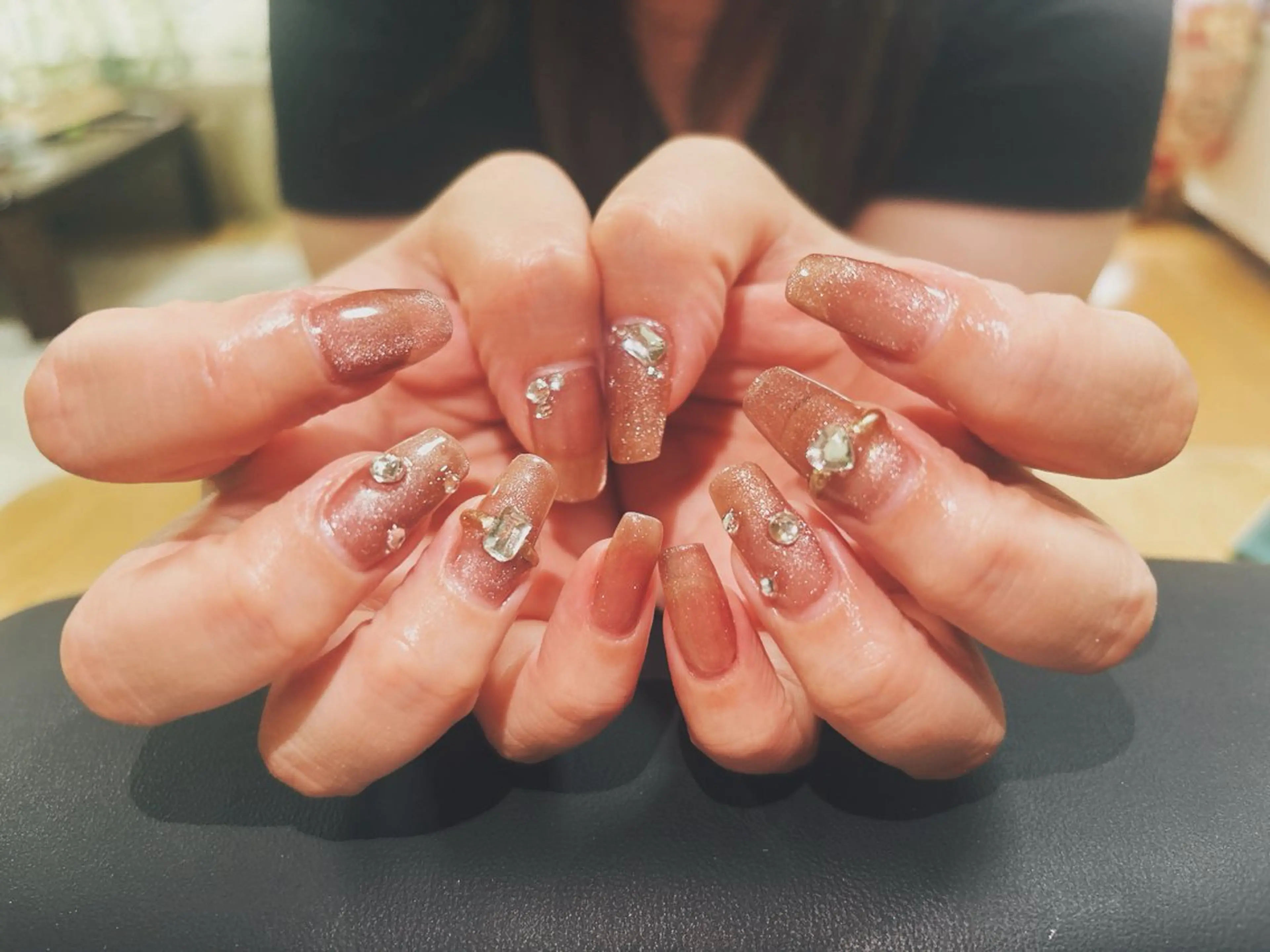 ネイル マグネットネイル ハンドネイル 小さなビジネスサロン所属・Kanaya Kimiのネイルデザイン