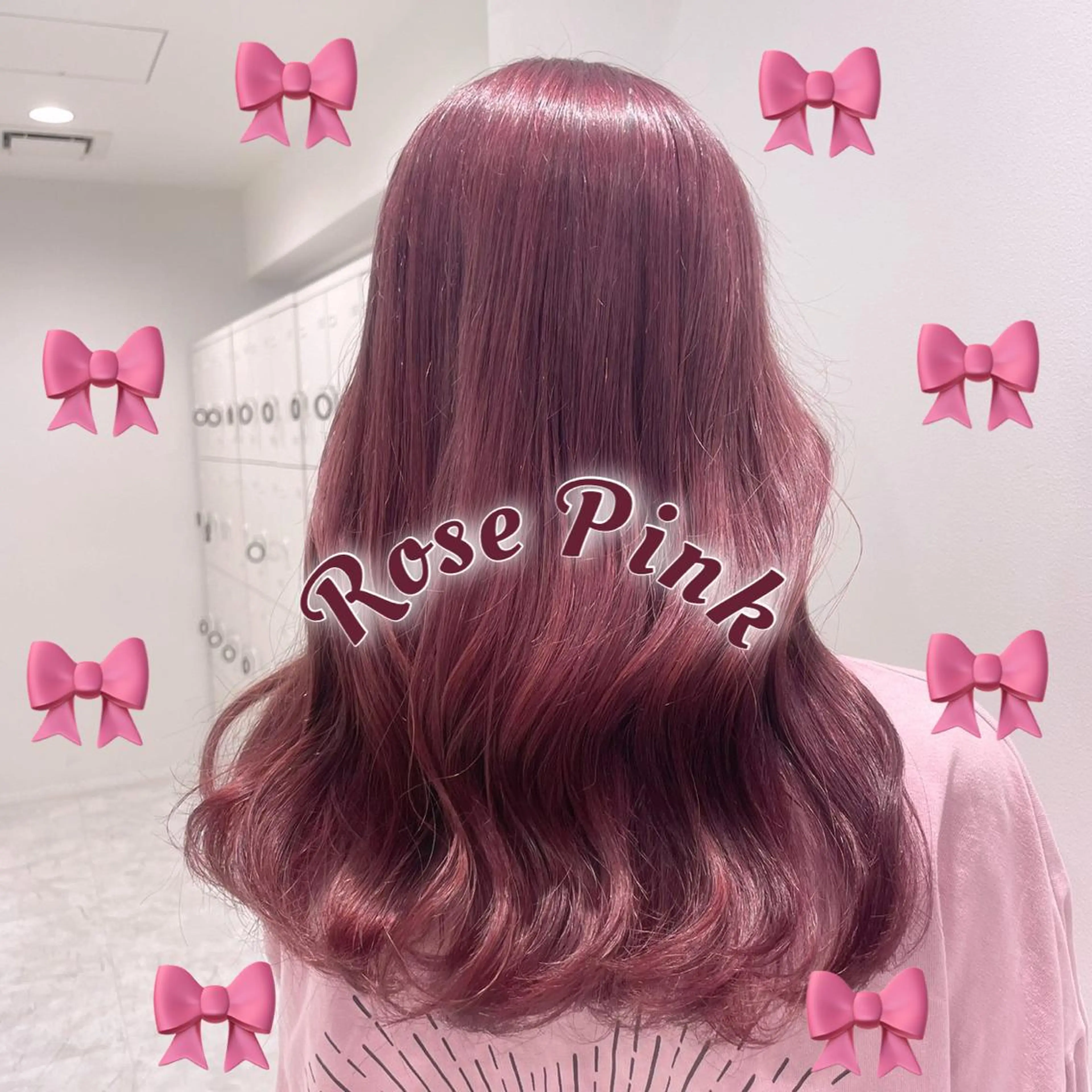 セミロング ヘアカラー トリートメント ヘッドスパ ヘアセット ❤︎ワンホンガーリー なハイトーンヘア❤︎のヘアスタイル