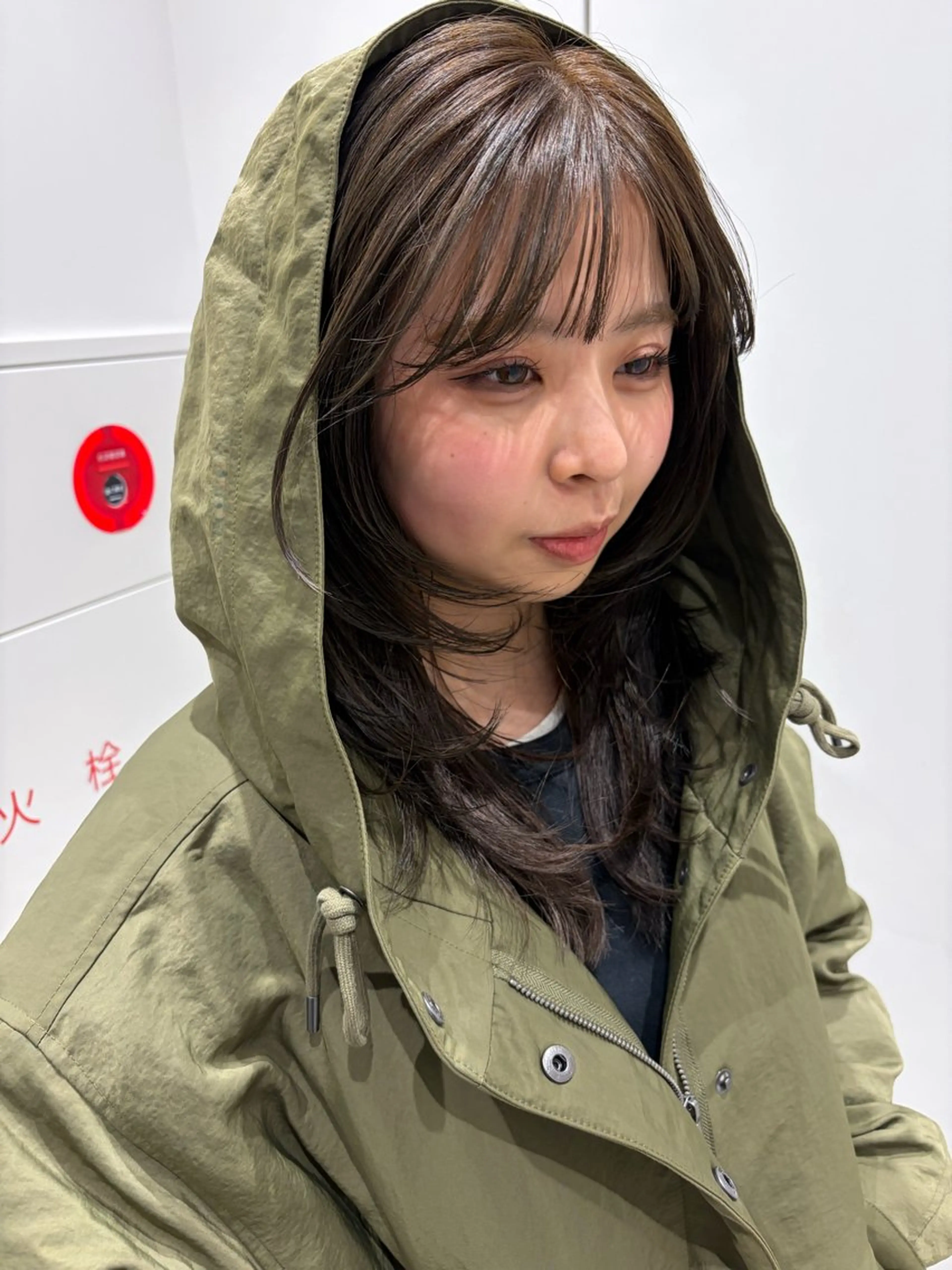 ミディアム カラー 砂原 ひよりのヘアスタイル