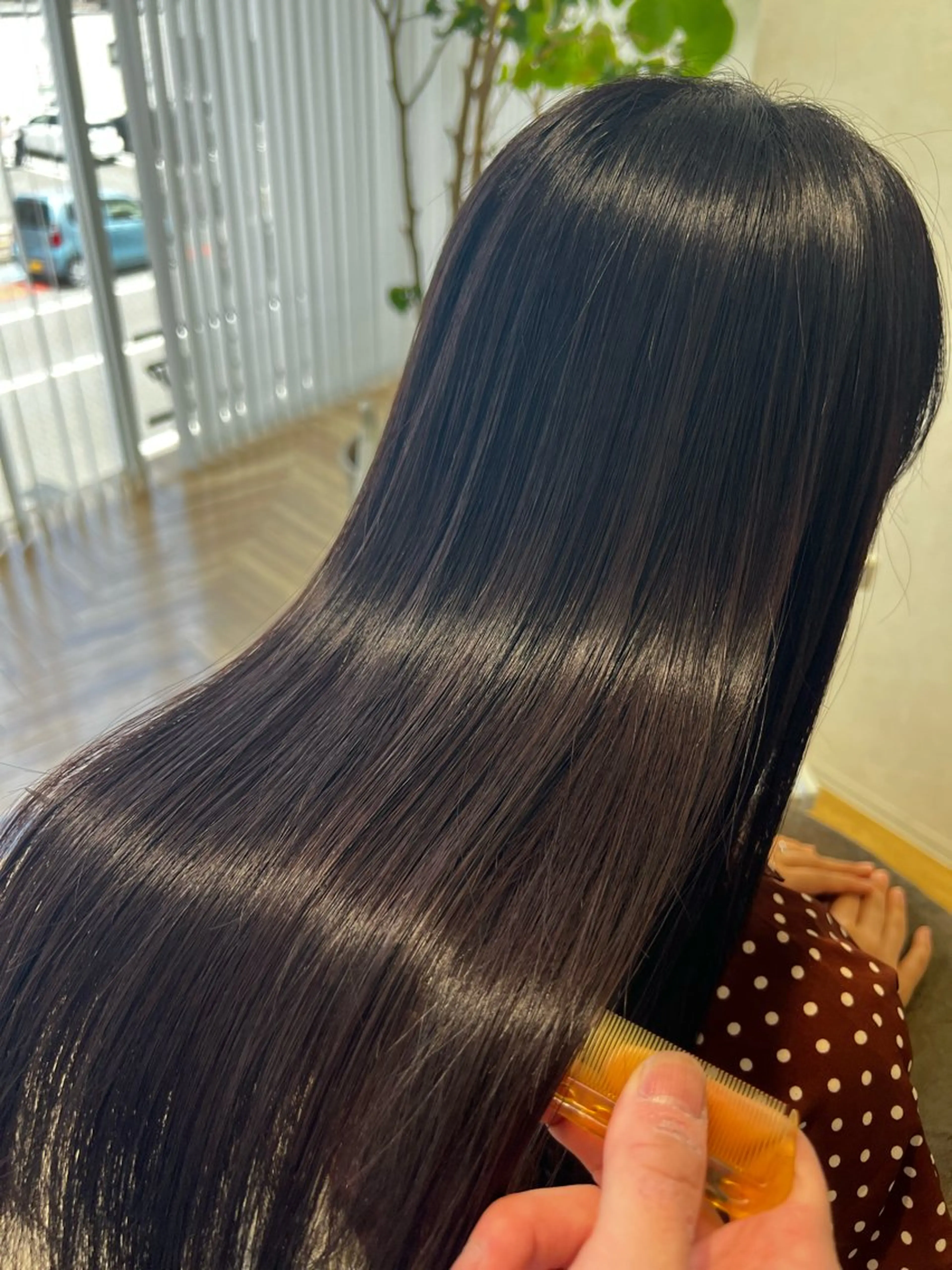 ロング 髪質改善 カット 縮毛矯正 トリートメント 松田卓也🌟髪質改善 🌟縮毛矯正🌟艶髪のヘアスタイル