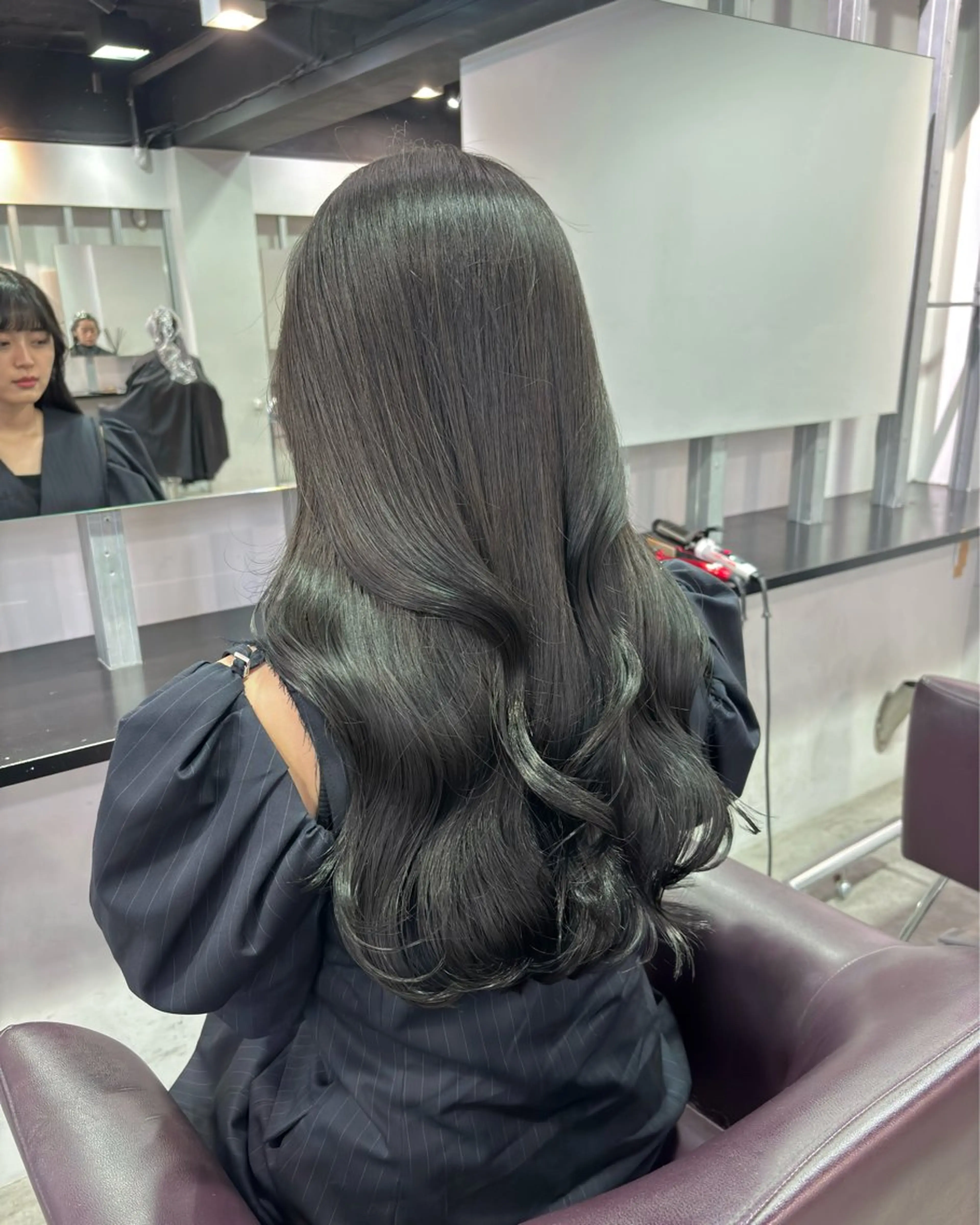 ミディアム カラー パーマ ヘアアレンジ メンズ 透明感カラー グレージュ レイヤーカット ヘアカラー トリートメント ヘアセット 🌸グレージュ/ ベージュ🌸yutaのヘアスタイル