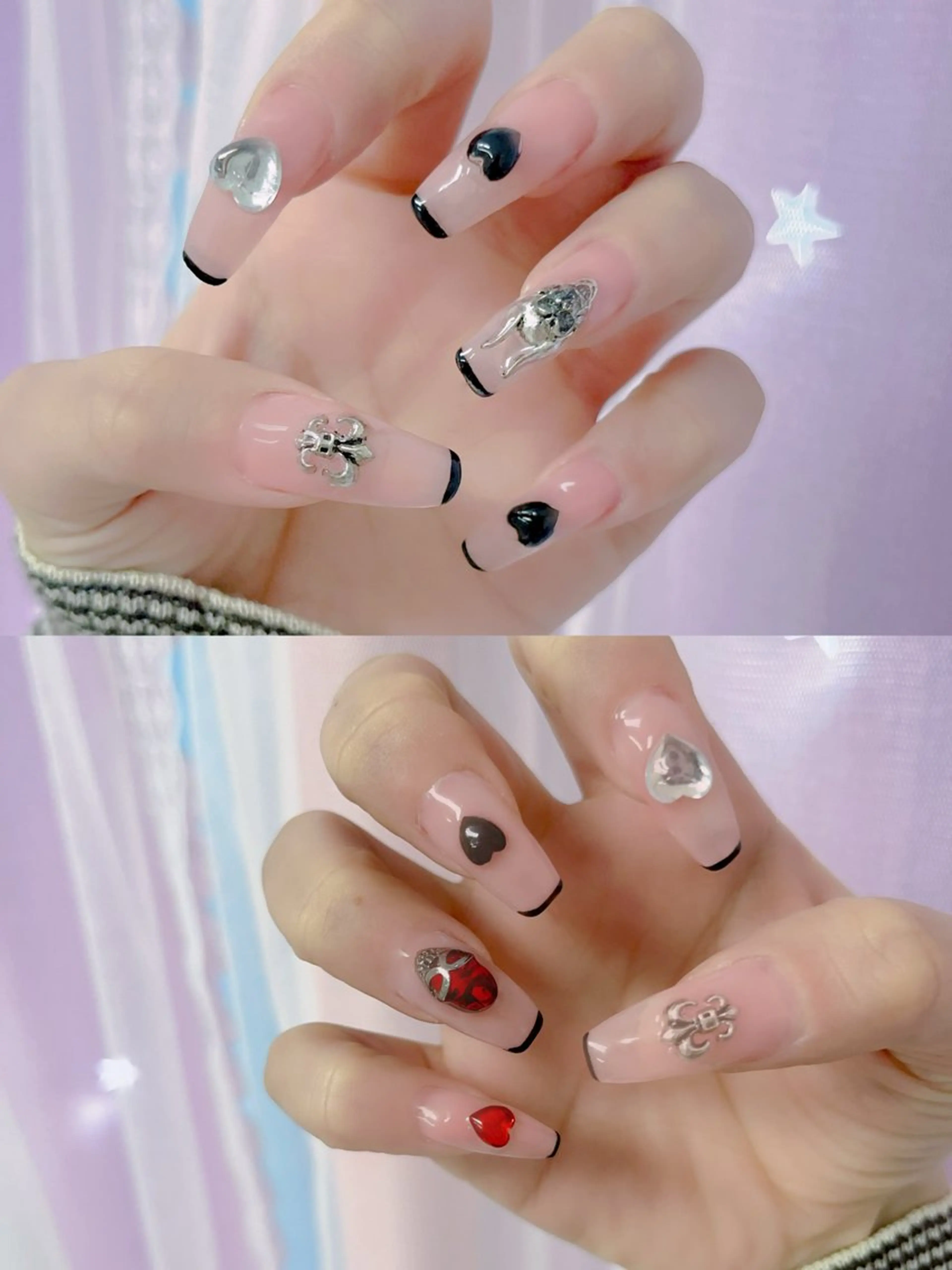 ネイル パーツ全部¥110 サロンミミのネイルデザイン