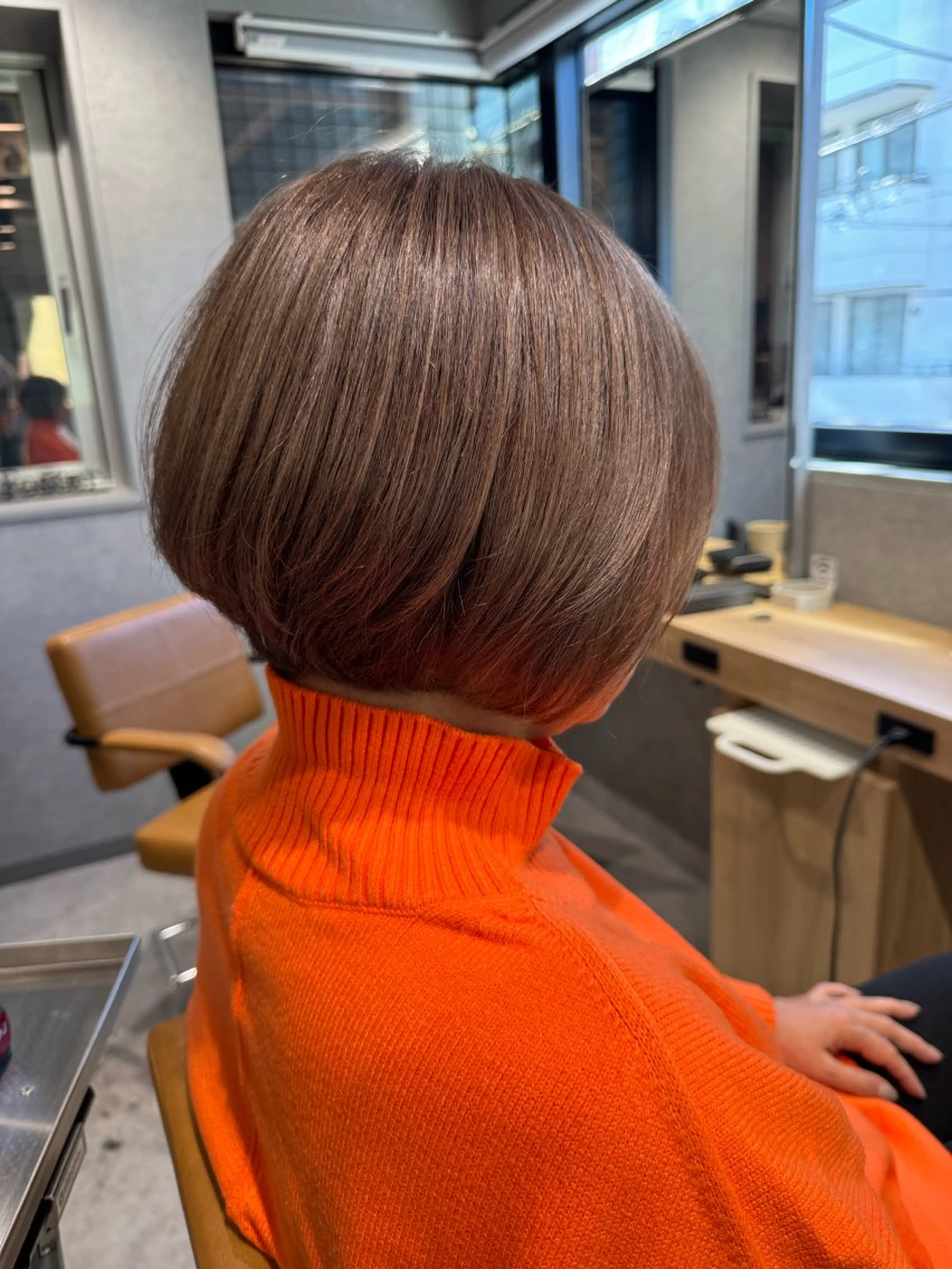 白髪ぼかしリュクスカラー&カットの写真