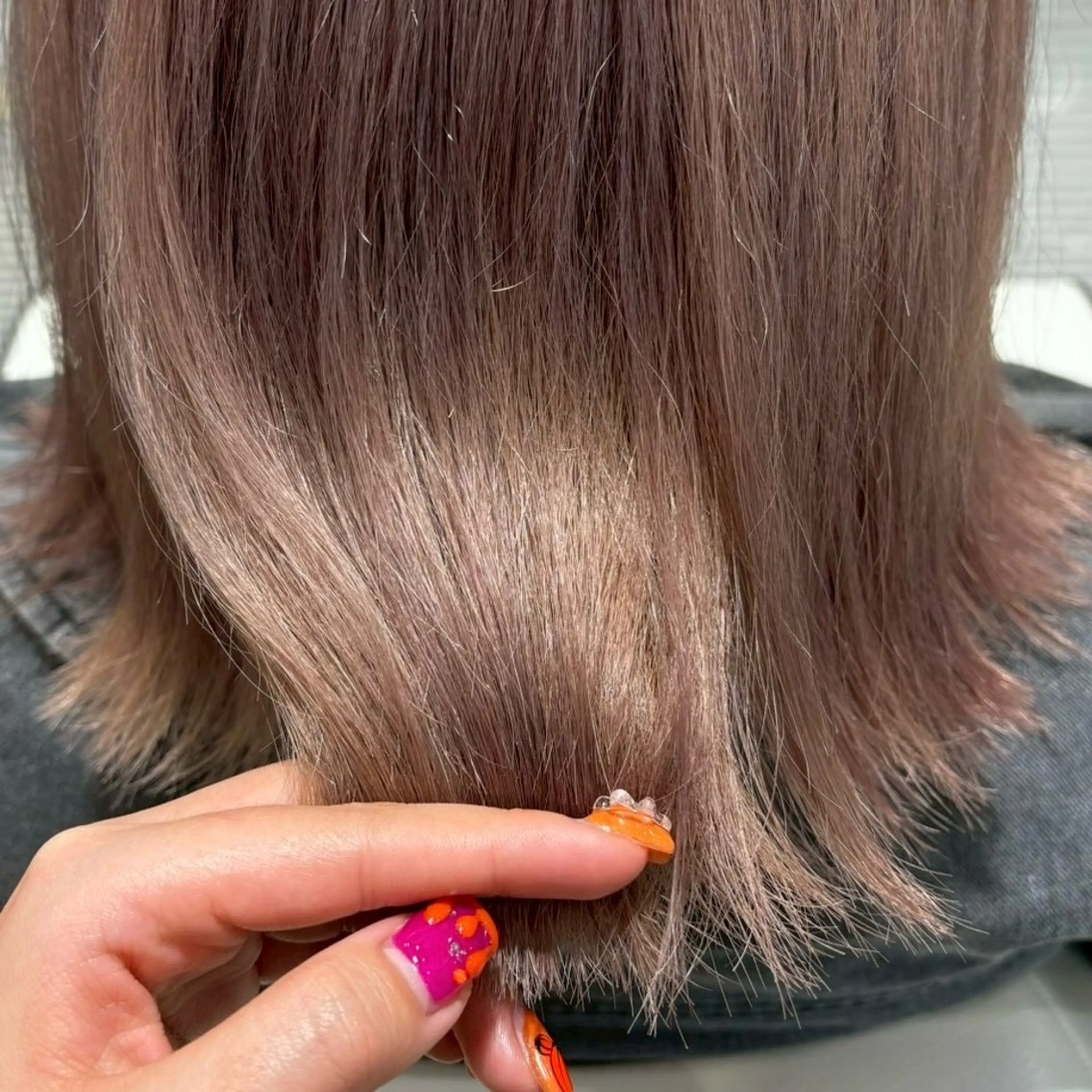 カラー 艶カラー🌟 ブリーチ/紅芭✨のヘアスタイル