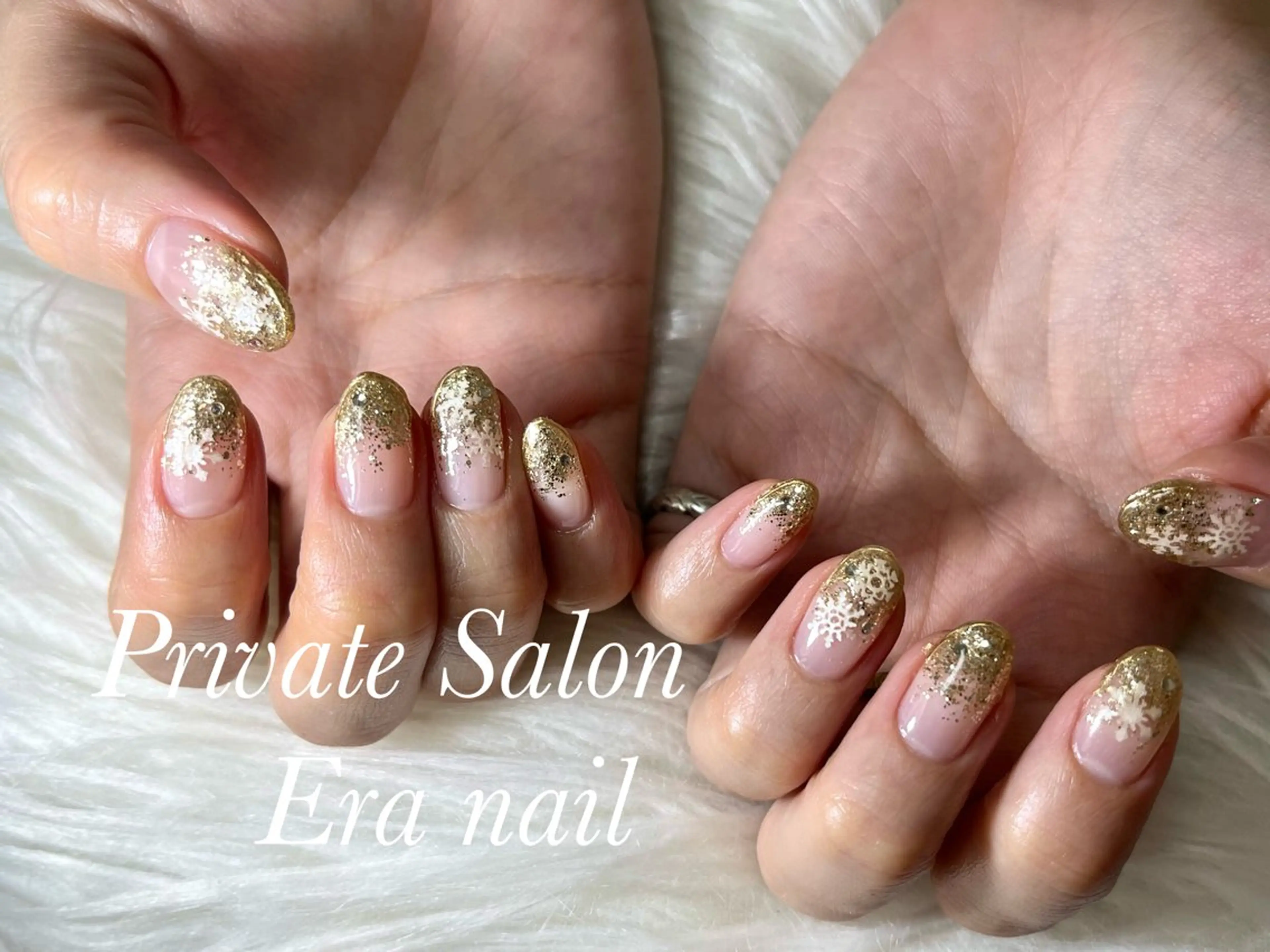 ネイル ラメ(グリッター) ラメグラデーション Era nailのネイルデザイン