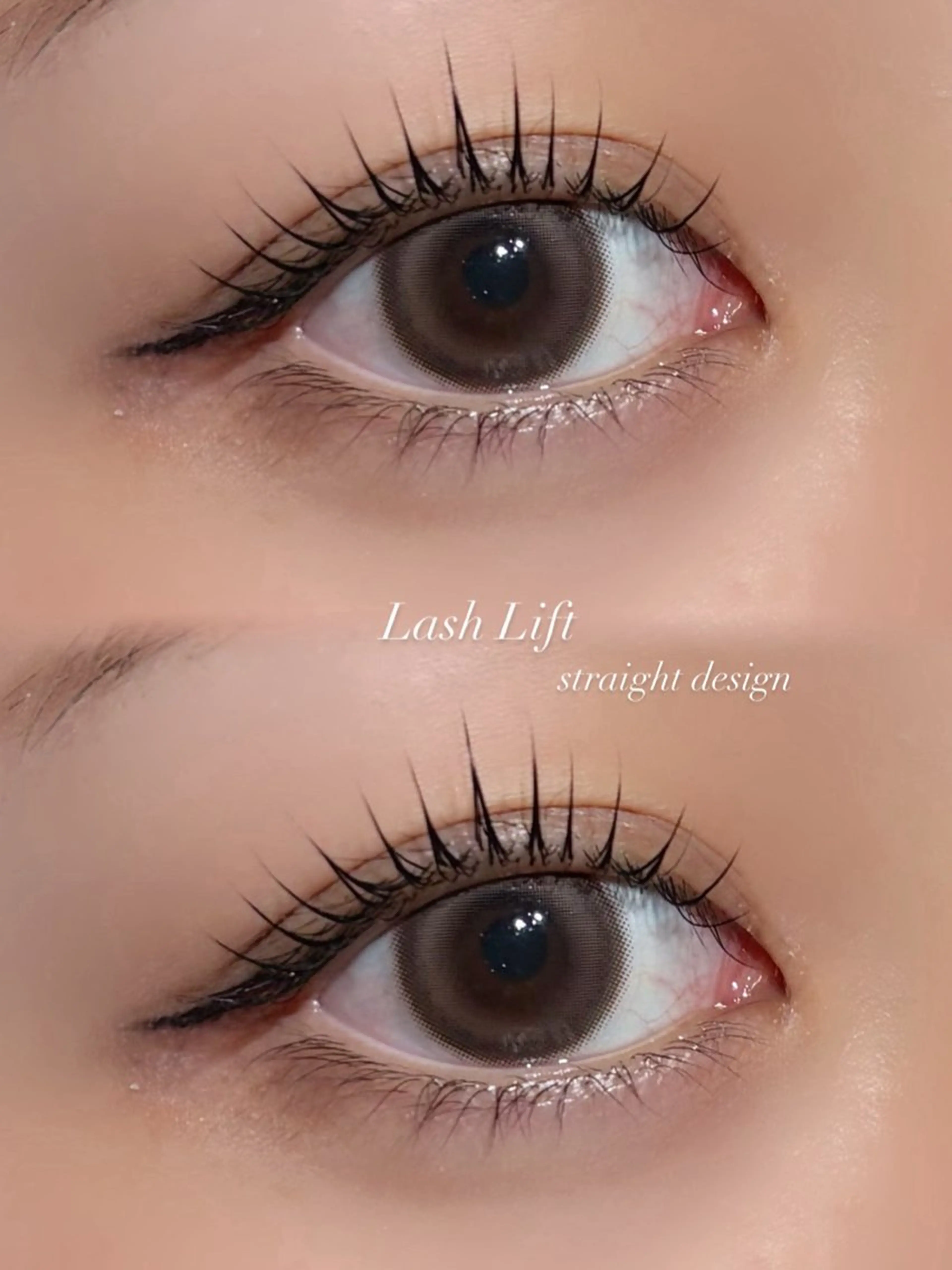 マツエク・マツパ 一重×まつ毛パーマ CreBiA かえで❤️❤️のマツエク・マツパデザイン