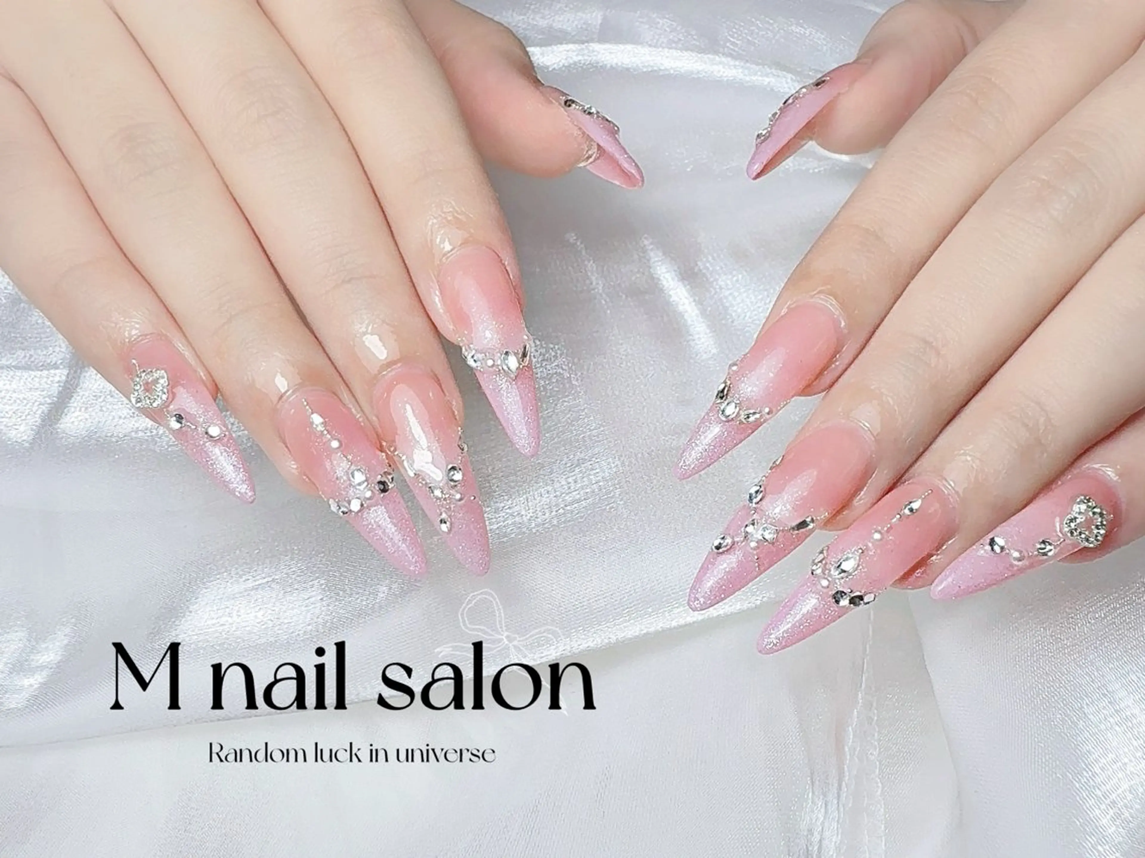 ネイル ハンドネイル M🌷nail 長さだし専門店のネイルデザイン