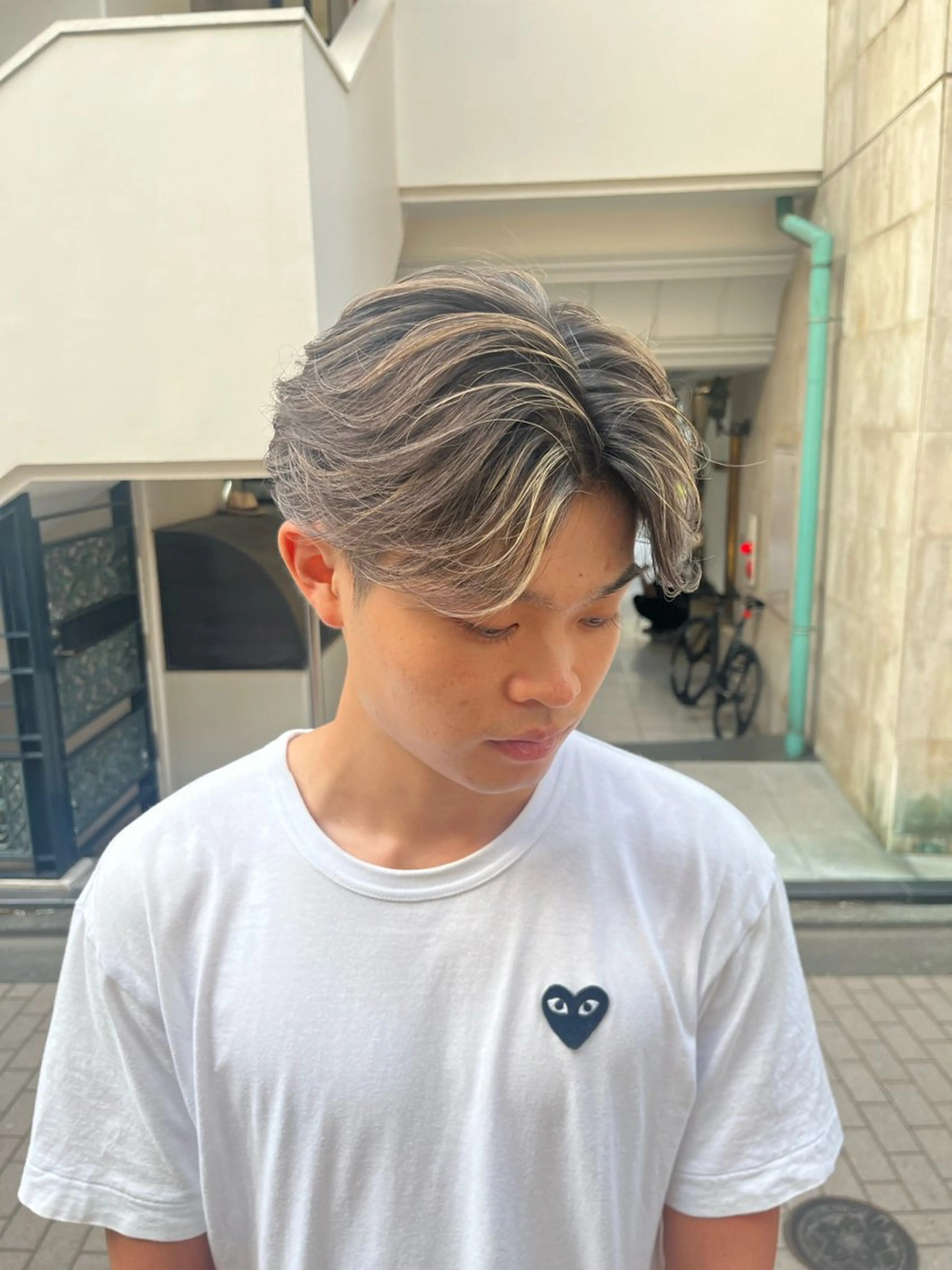 カラー メンズ メンズハイライト ハイライトカラー カット ヘアカラー トリートメント DX所属・✨メンズスタイル✨ Daiのヘアスタイル