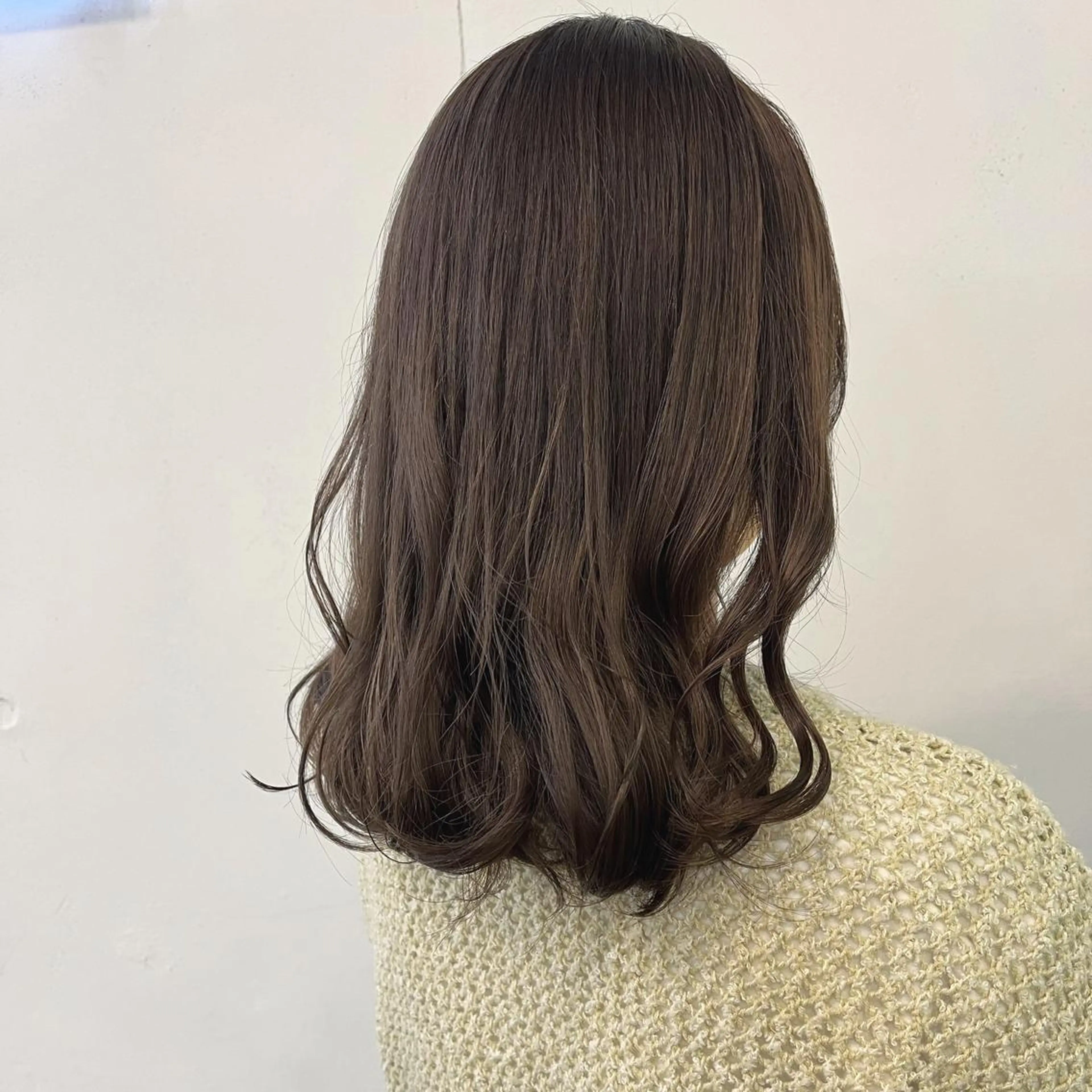 ミディアム カラー ブラウンカラー カット ヘアカラー トリートメント mizuho🐈⬛ 艶髪¦ダークトーンのヘアスタイル
