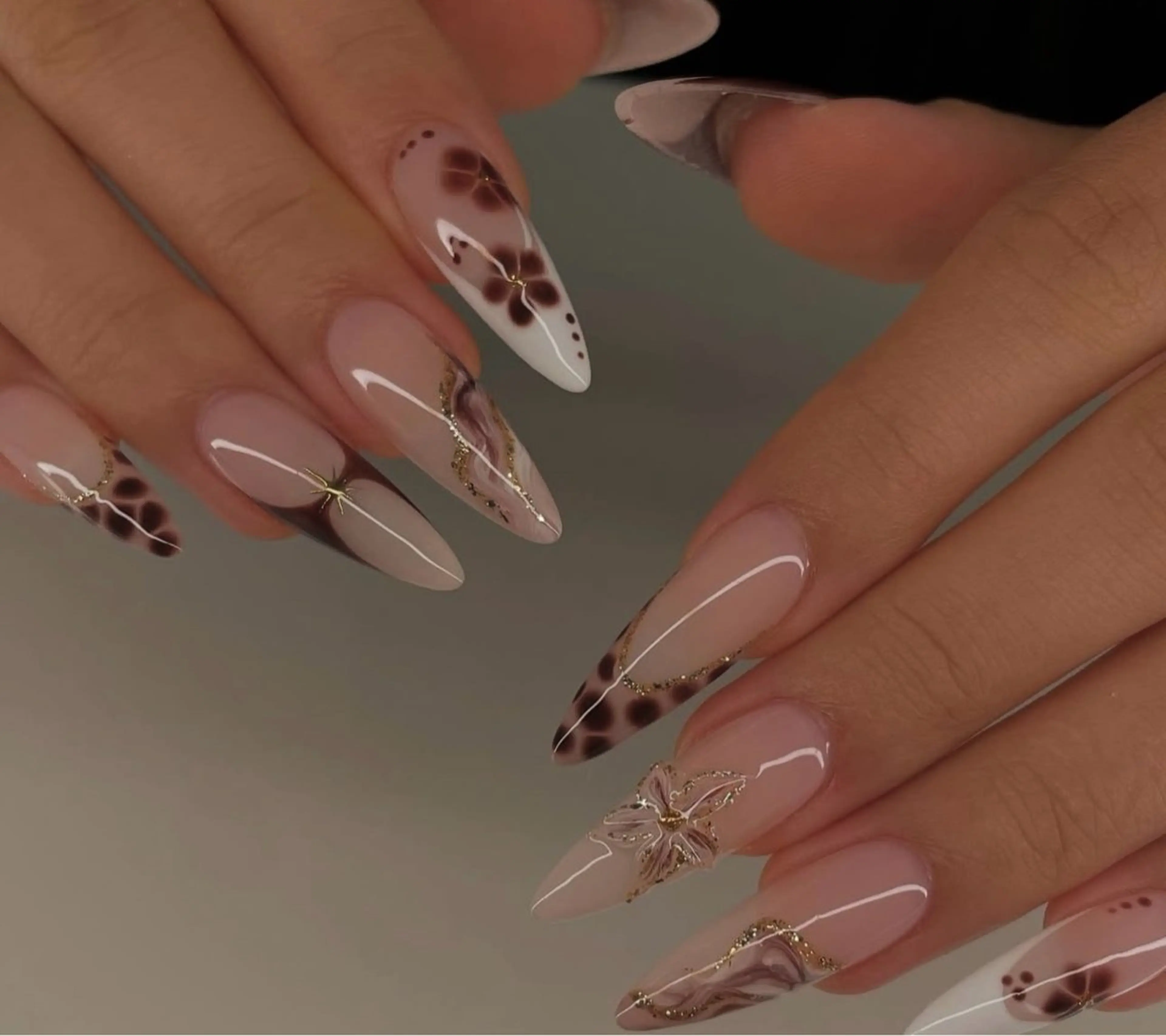 ネイル 韓国ネイル 持ち込み ニュアンスネイル ネイルチップ ハンドネイル TABI ANA.CHUOのネイルデザイン