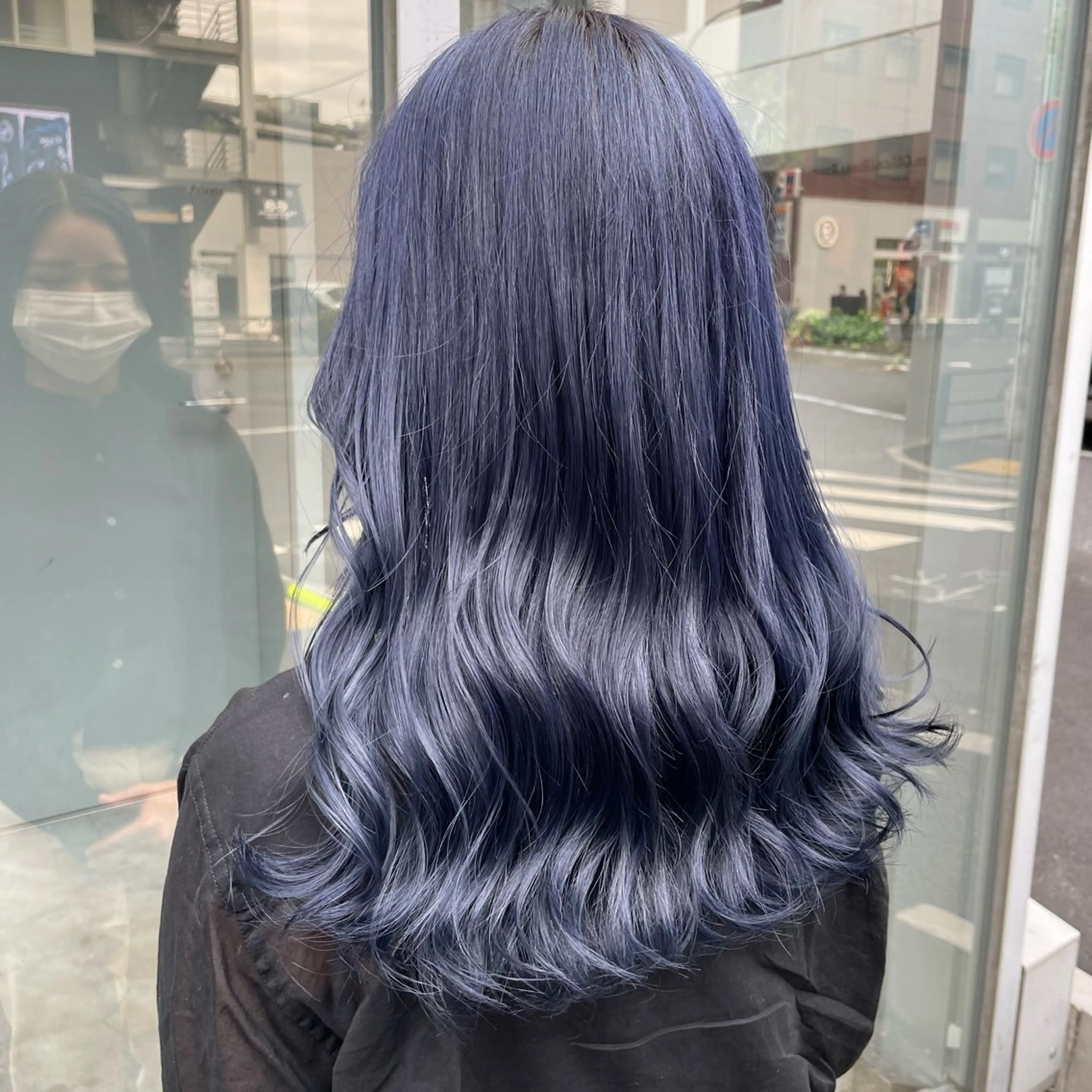 ロング ヘアカラー トリートメント 🦋韓国風カラー🦋 こうせい原宿のヘアスタイル