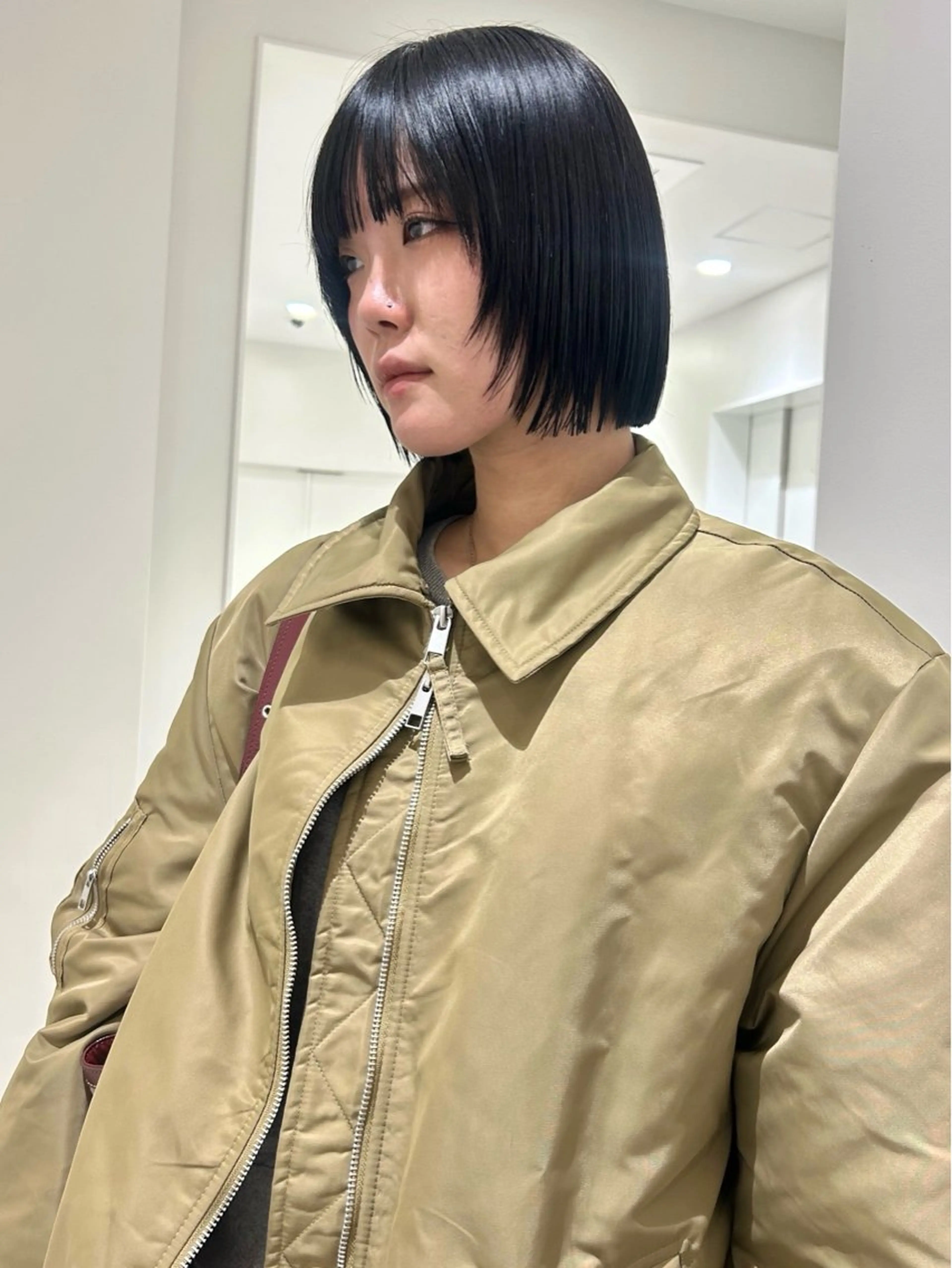 ショート カット ヘアカラー 👔ボブ﹨似合 わせパーマ🩳ももかのヘアスタイル