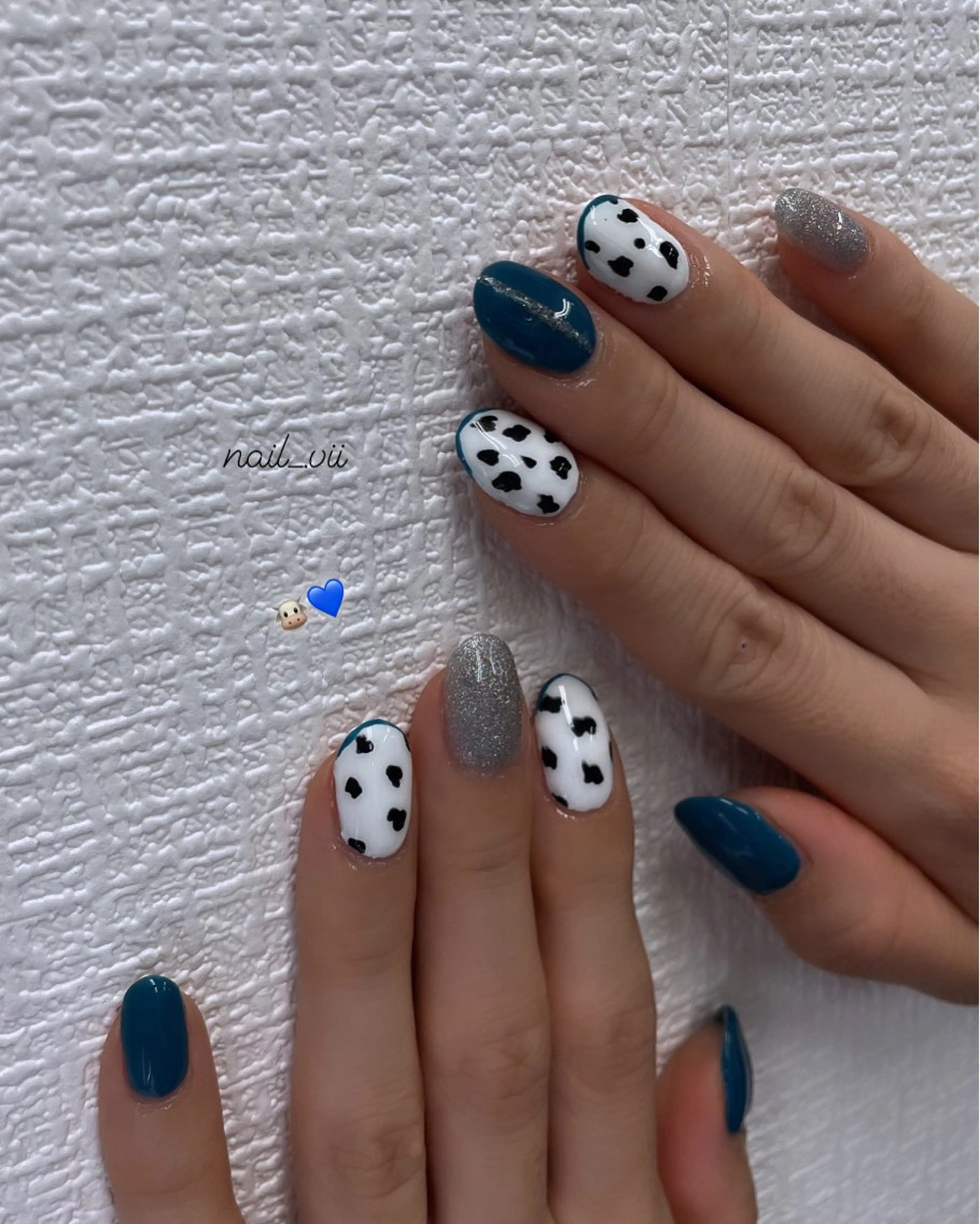 🩵オフなし：定額デザインハンドネイルの写真