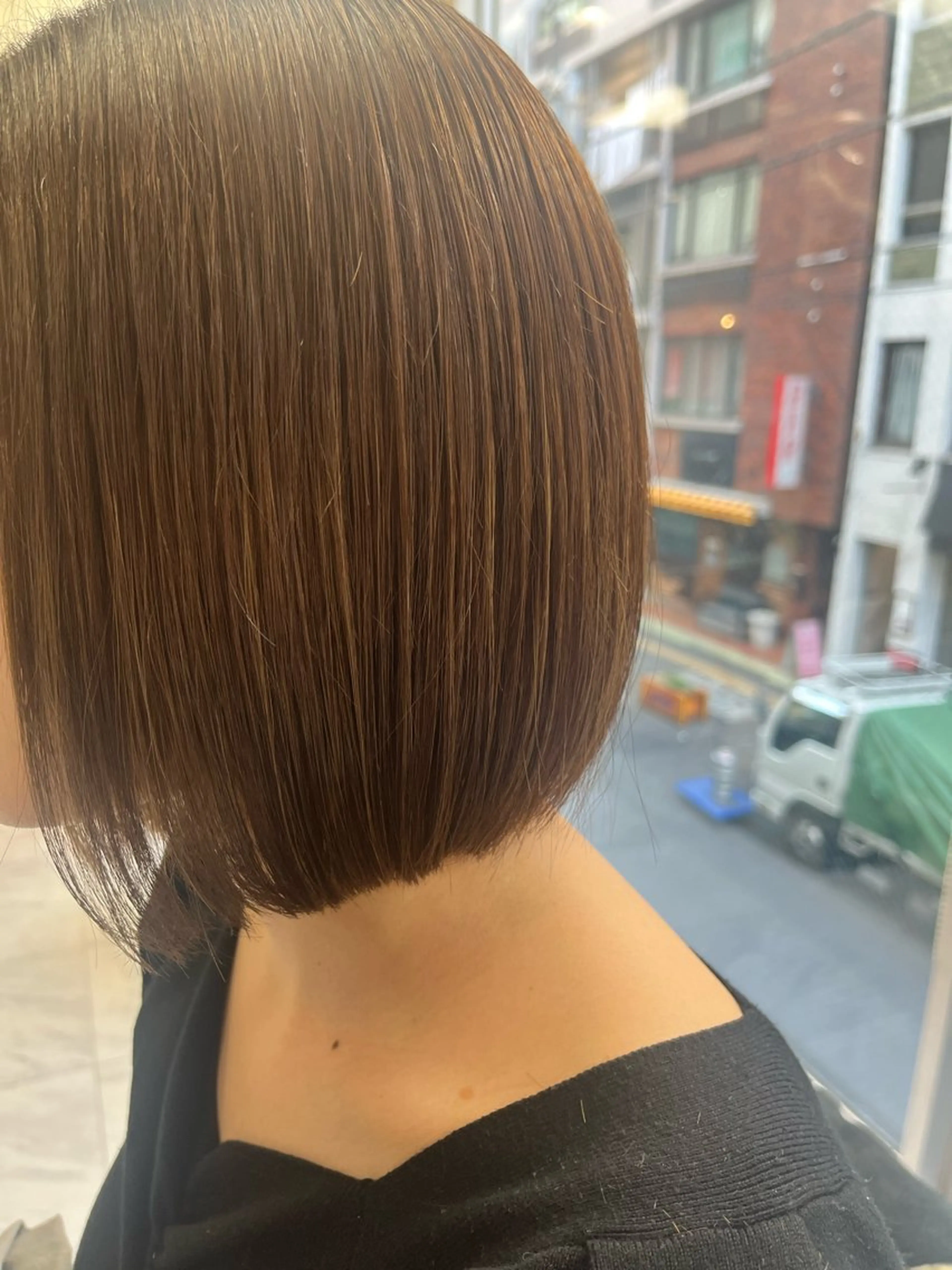 ショート カット ヘアカラー ☘️上村 ☘️髪質 改善/透明感カラーのヘアスタイル