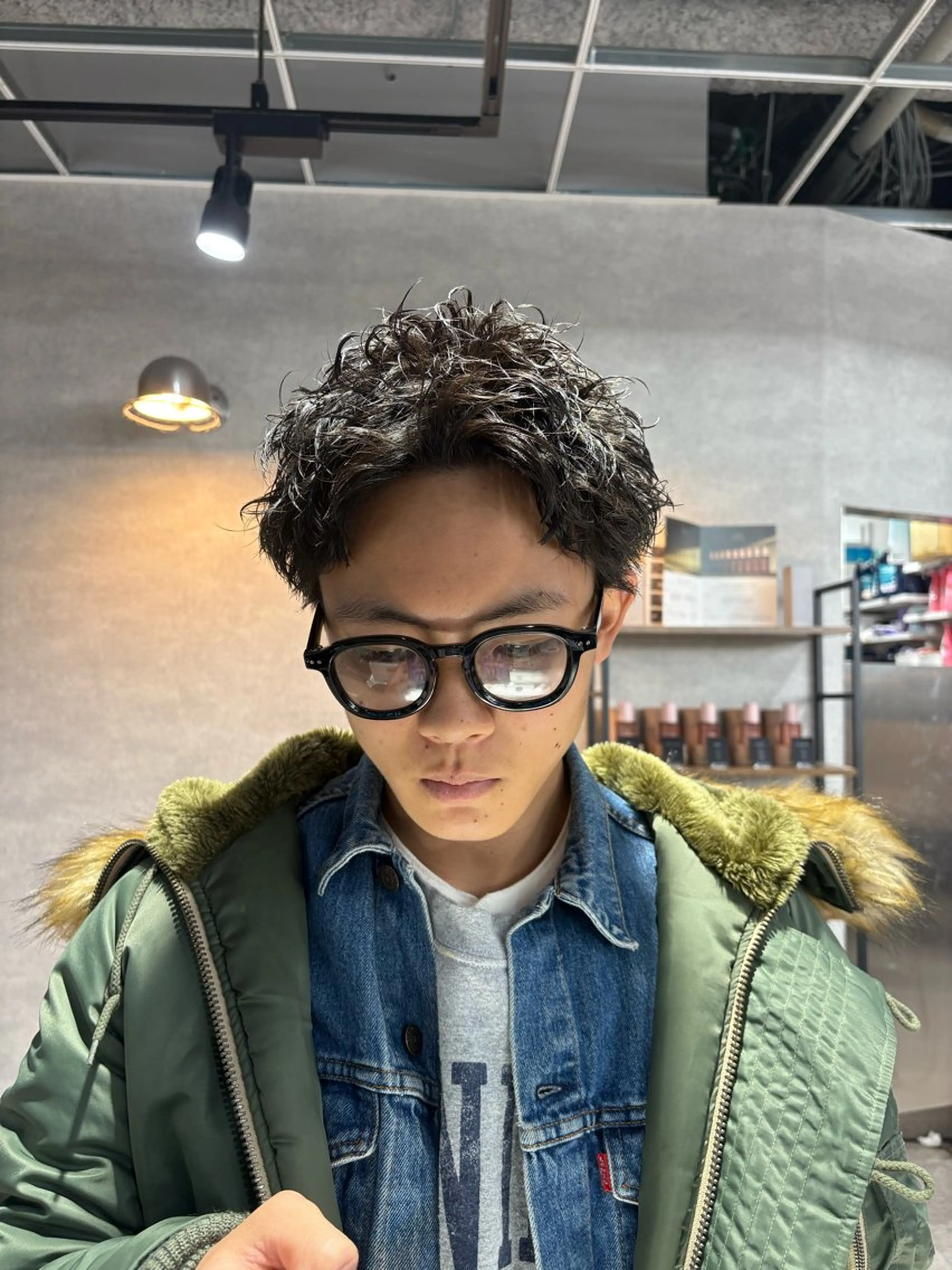 ショート カット パーマ パーマ指名率No1 メンズ特化ケイトのヘアスタイル