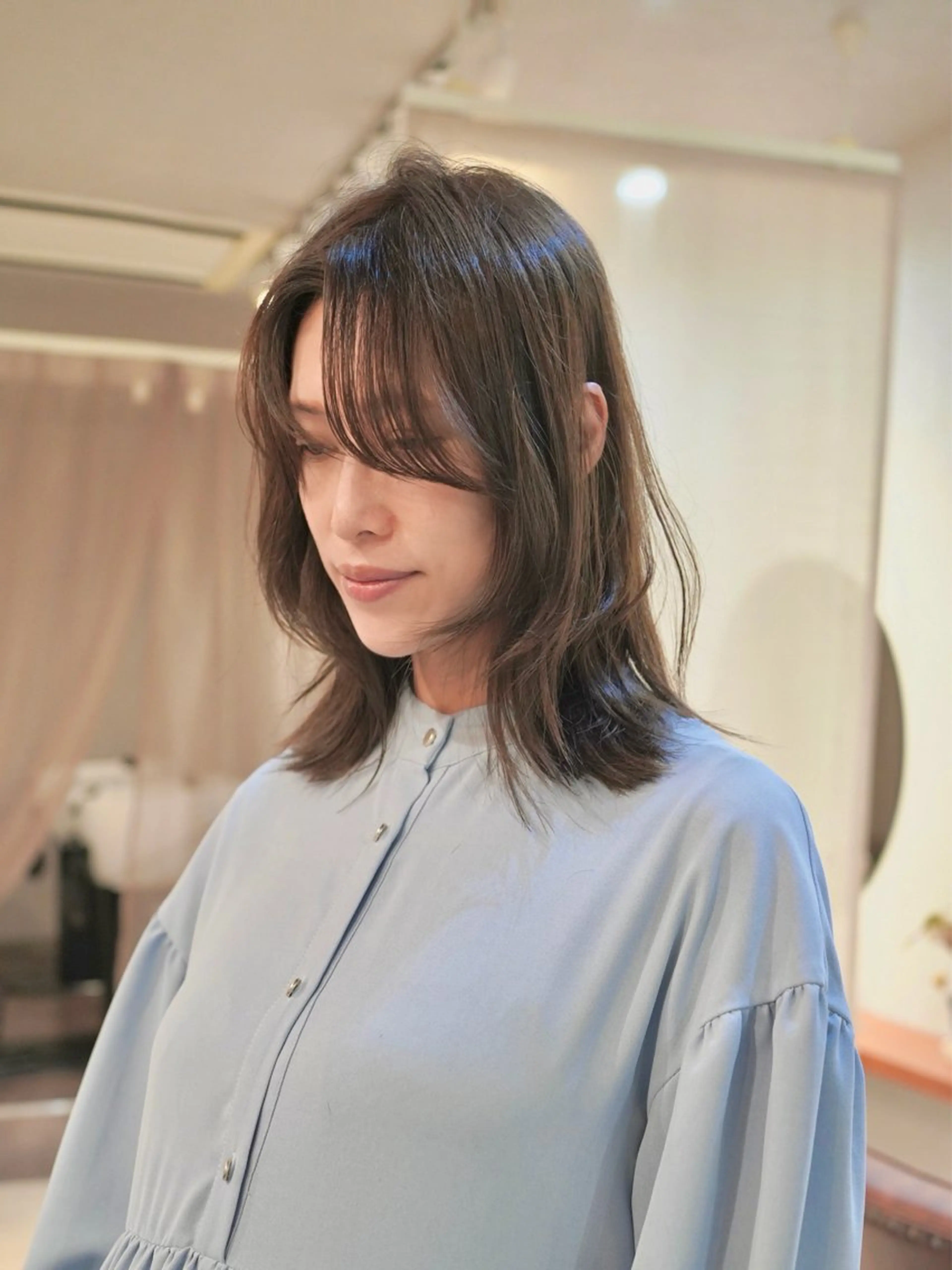 ミディアム はまだ かんたのヘアスタイル