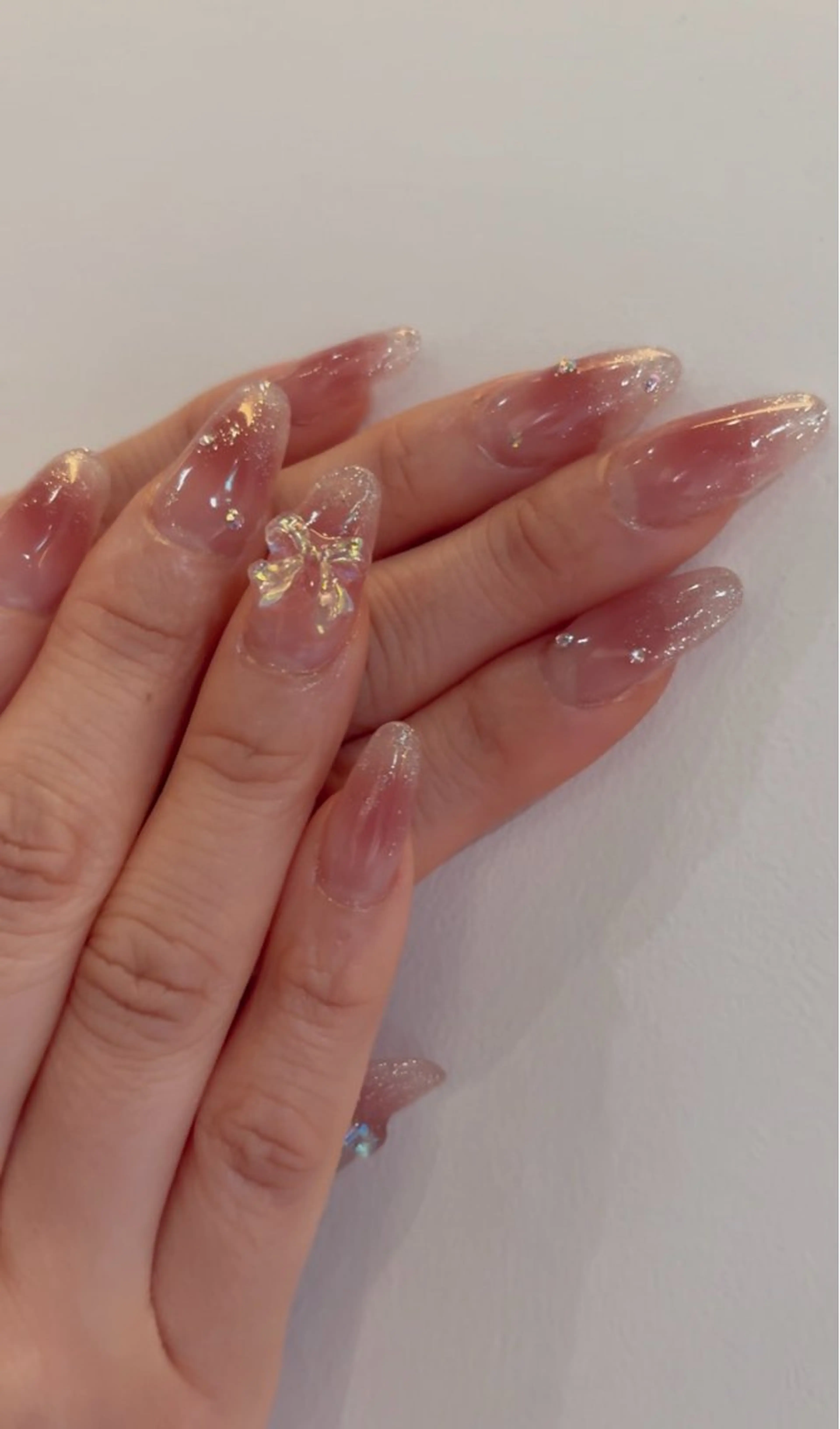 チークネイル💅💕オフなしの写真