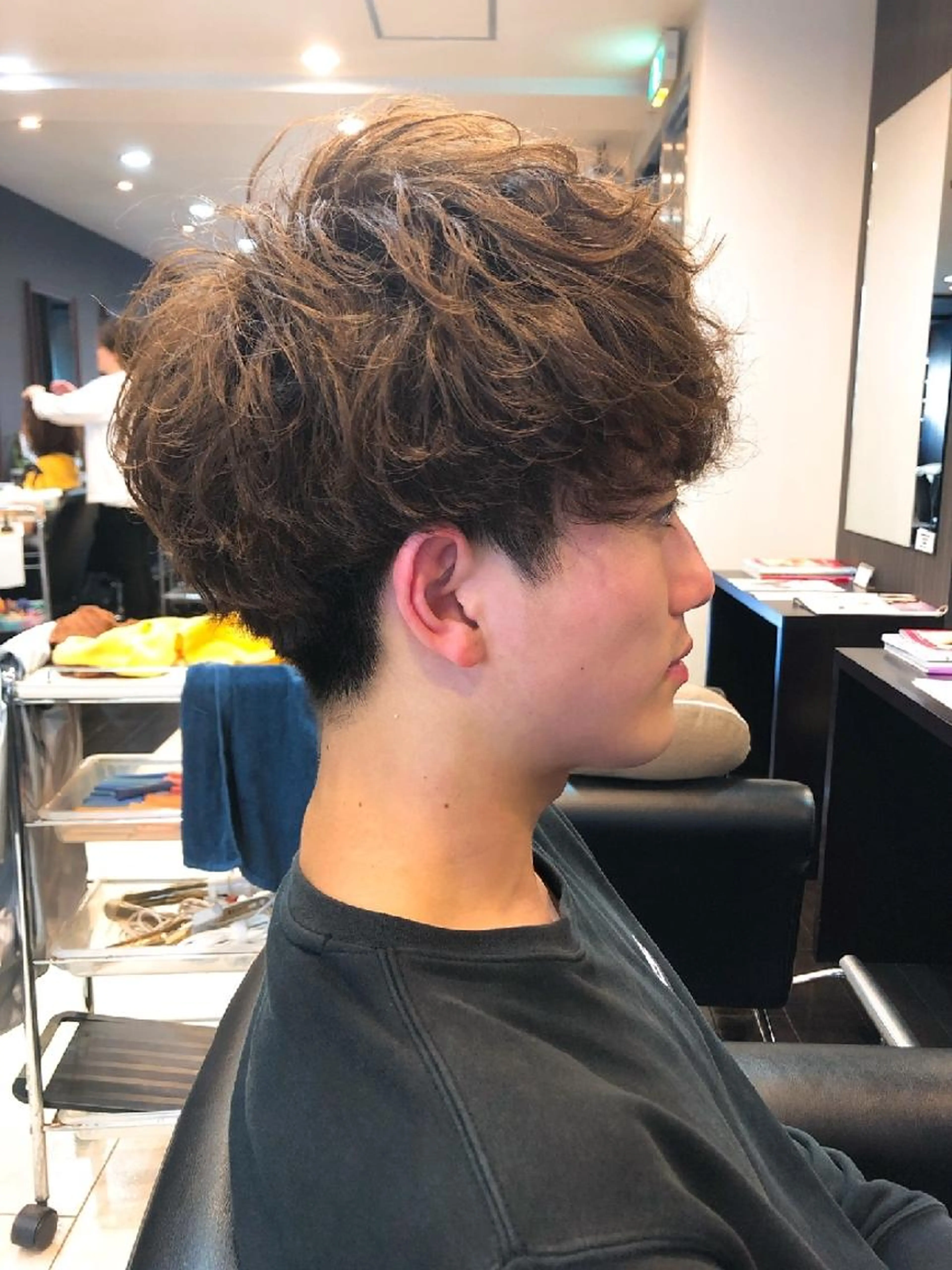 メンズカット＋カラーの写真