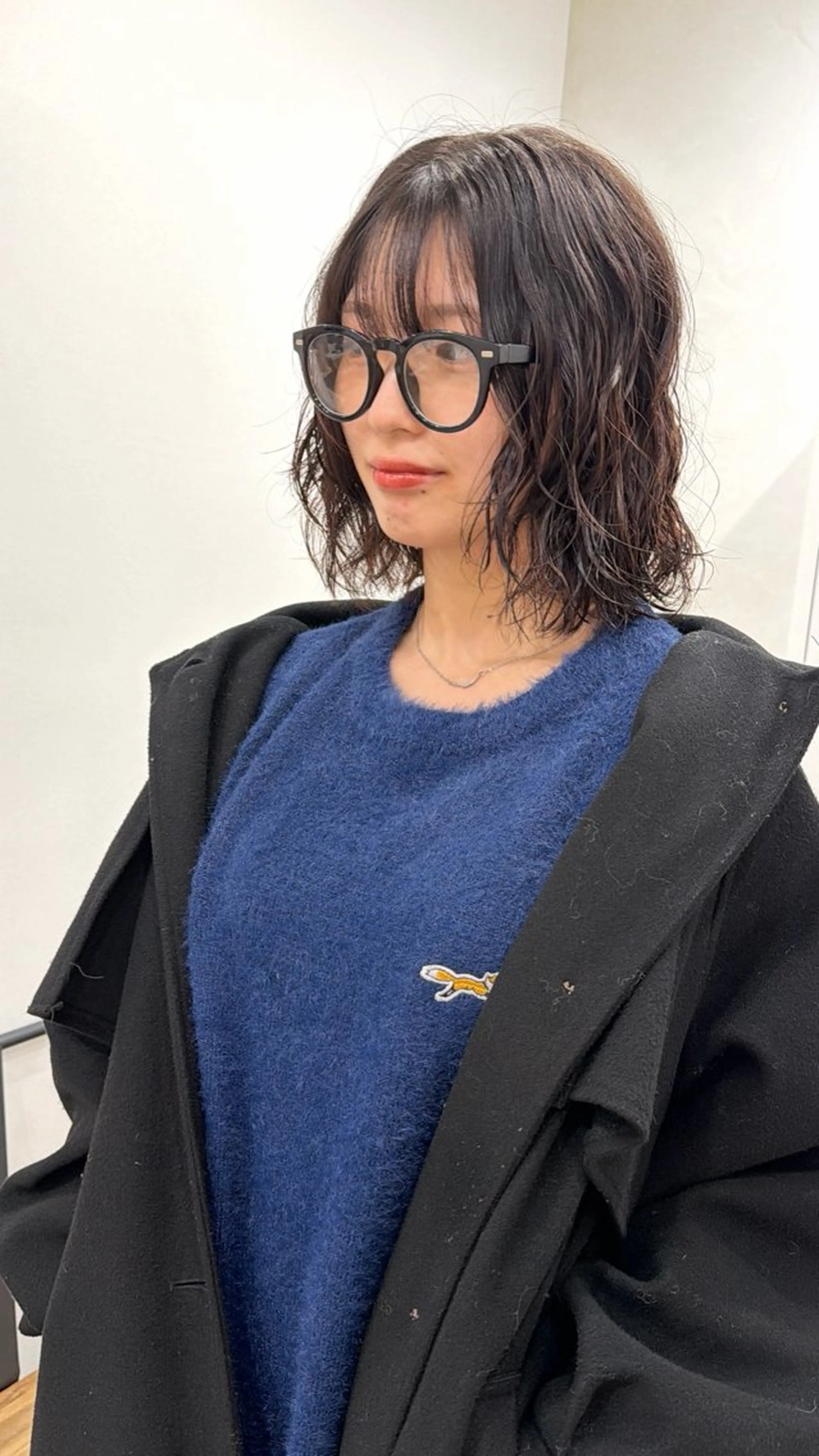 ミディアム パーマ 小山 一之のヘアスタイル