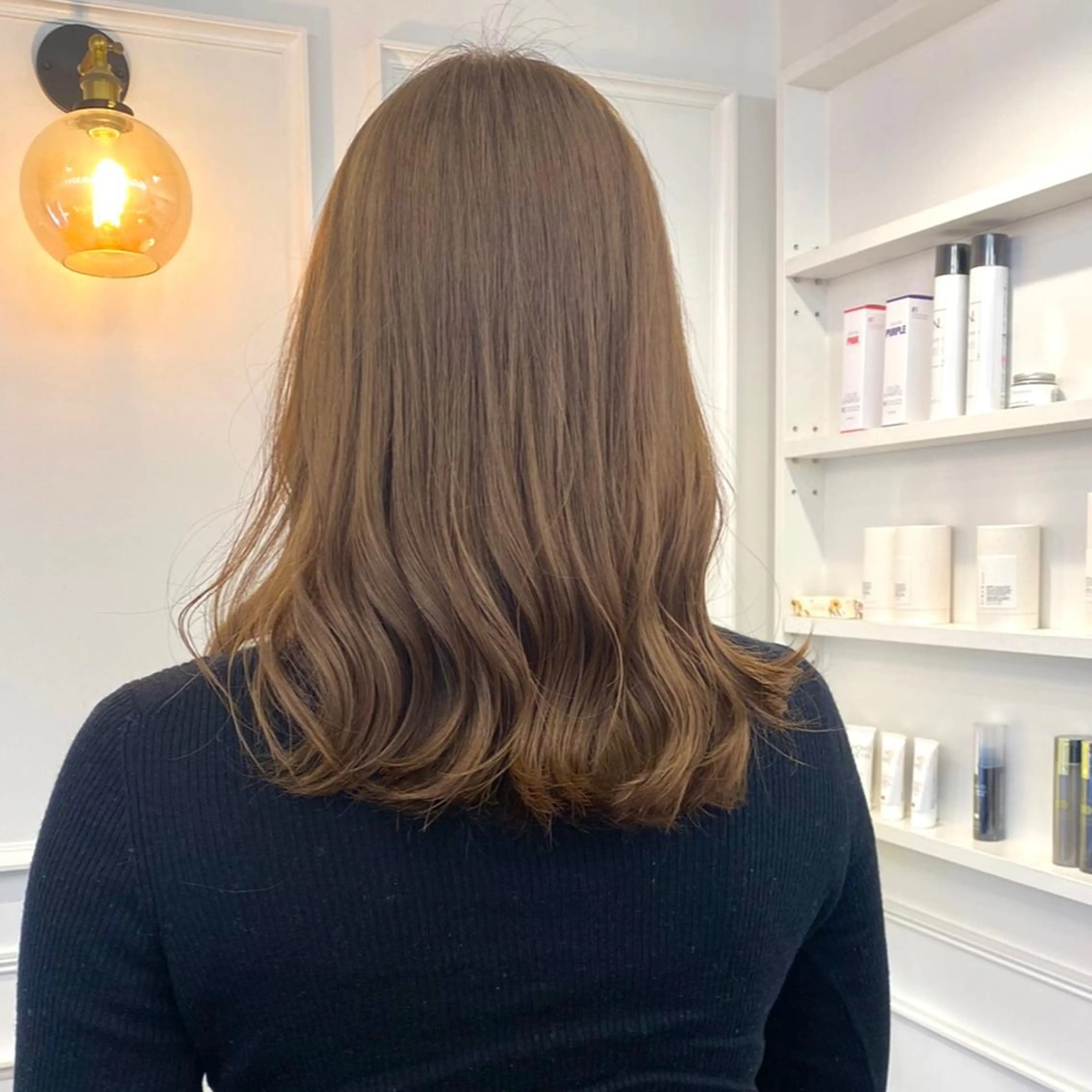 ダブルカラー（ブリーチ1回＋オンカラー）＋カット＋高補修TOKIOトリートメント🧚🏻‍♀️💎の写真