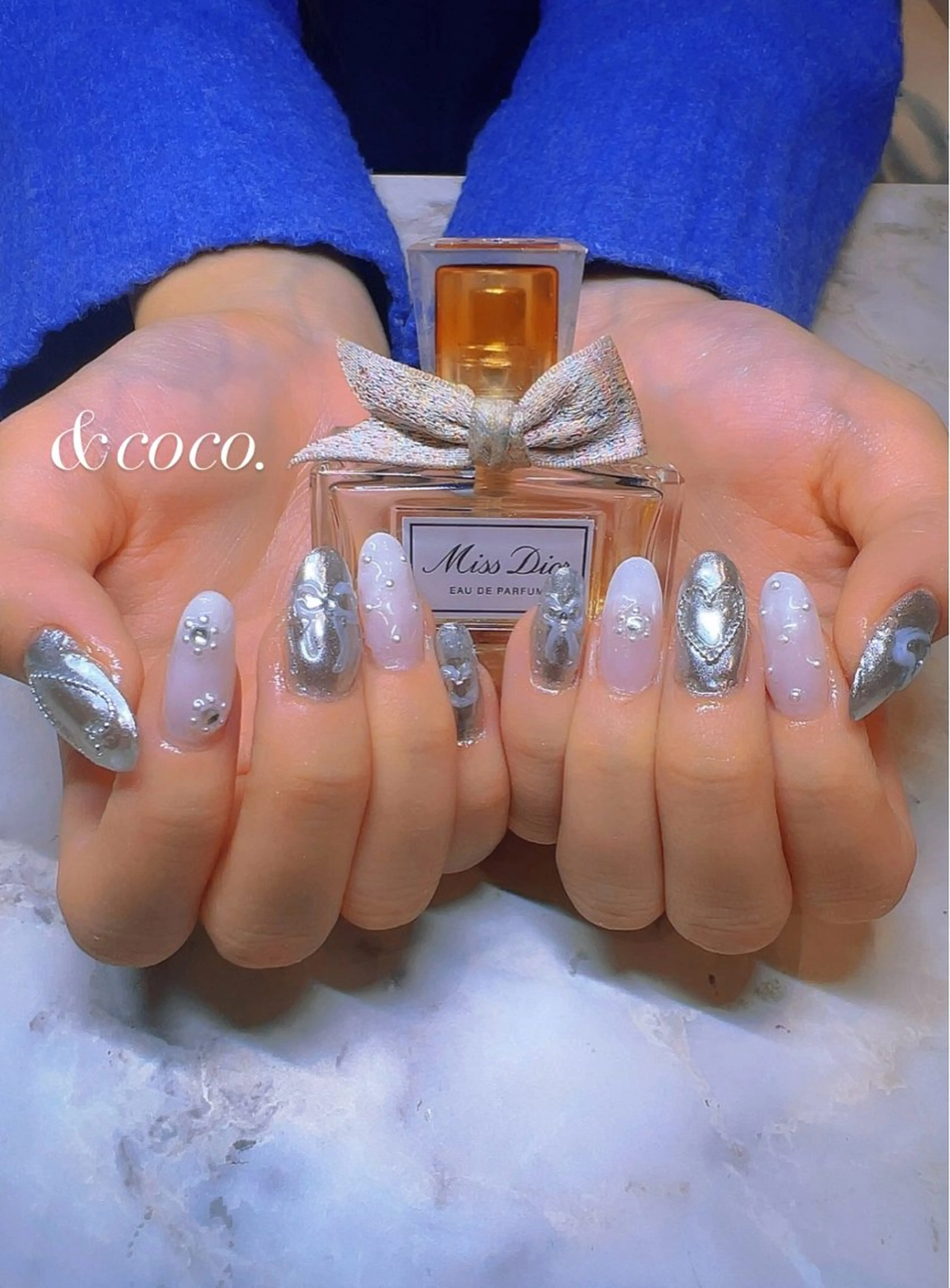 ネイル ミラーネイル ハンドネイル ＆ coco.のネイルデザイン
