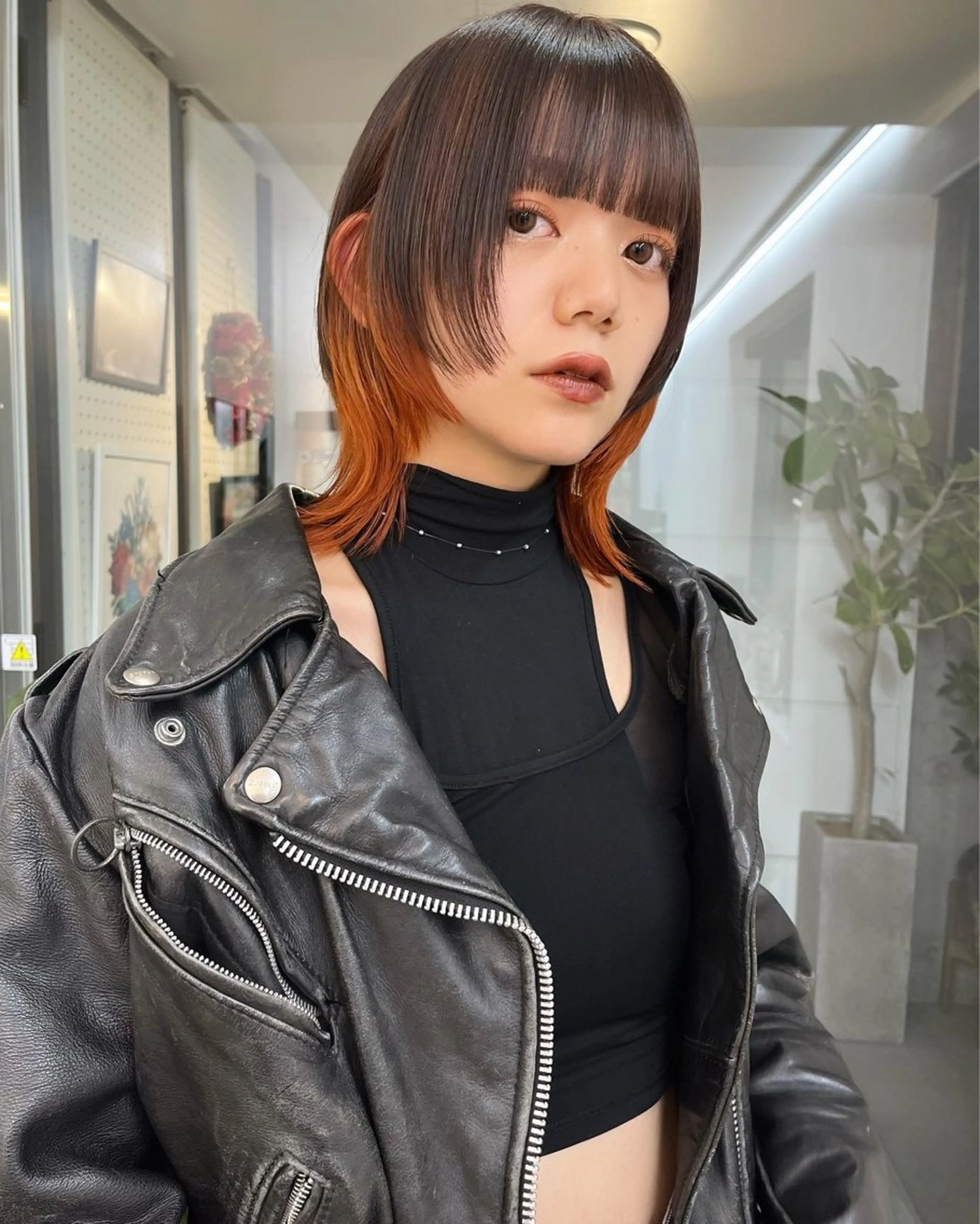 ミディアム ハイトーン/ エクステ/KAIのヘアスタイル