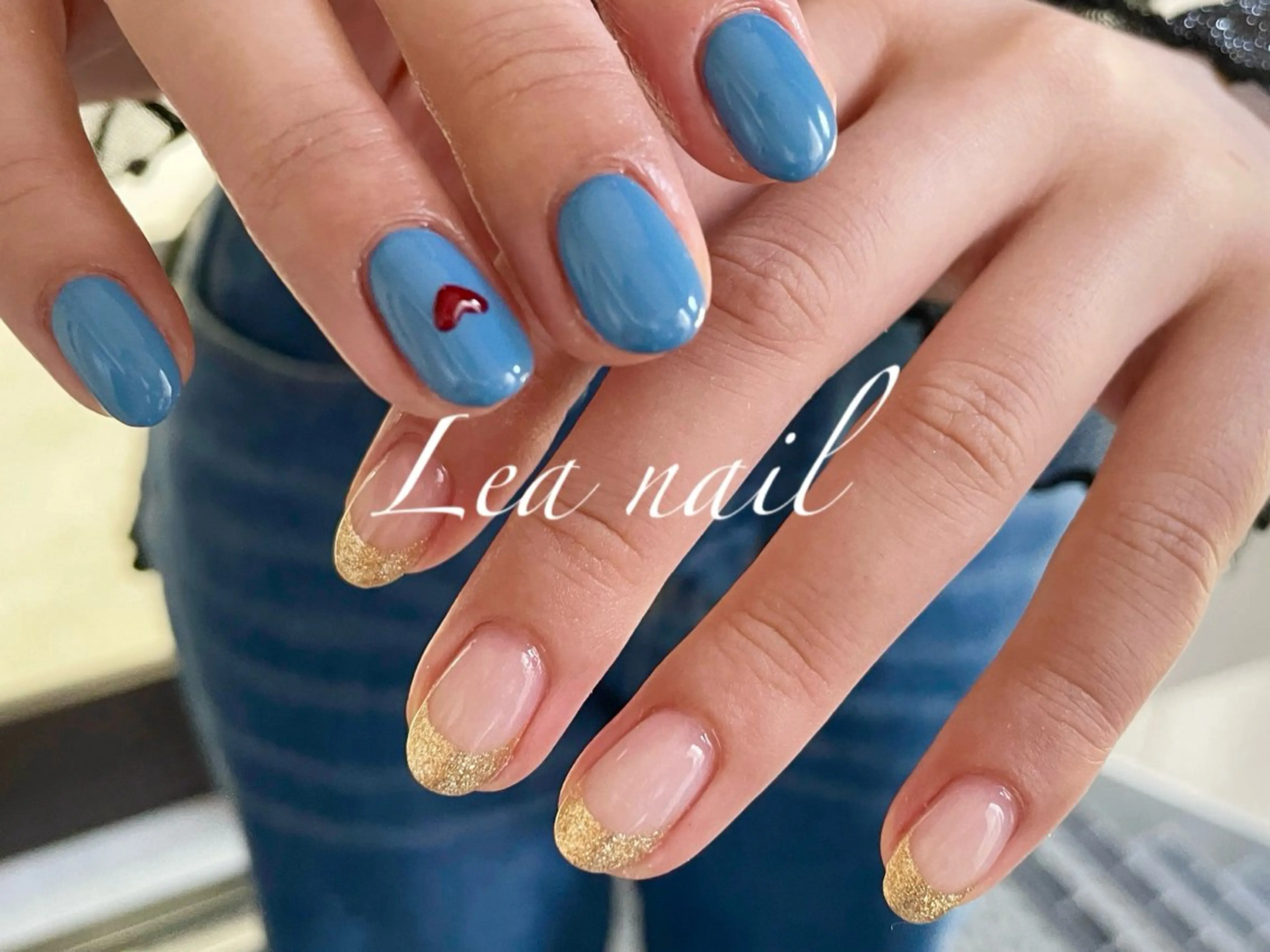 ネイル ハンドネイル Lea nail所属・五十部 瞳子 パラジェルのネイルデザイン