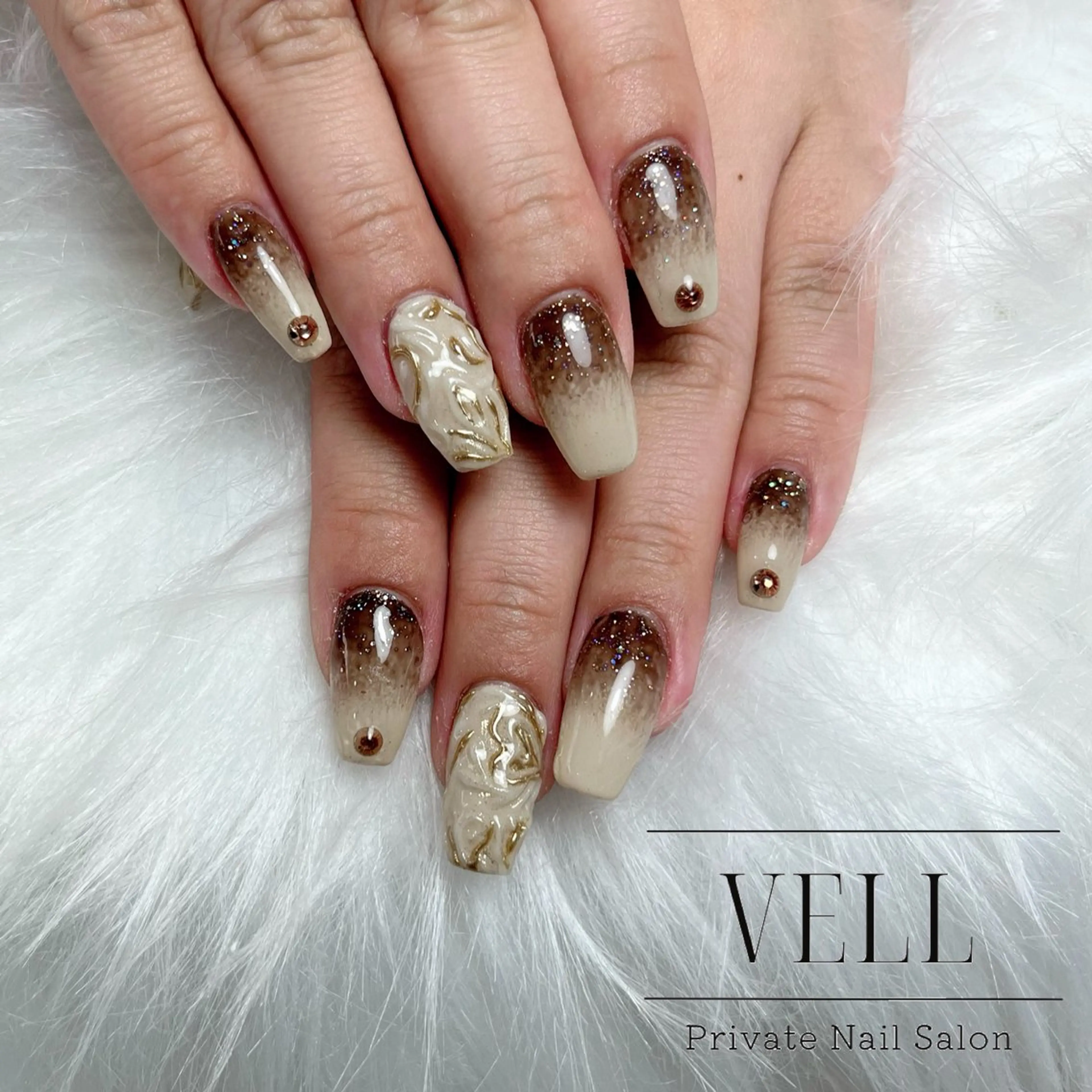 ネイル 持ち込み ﾈｲﾙｻﾛﾝ Vellのネイルデザイン