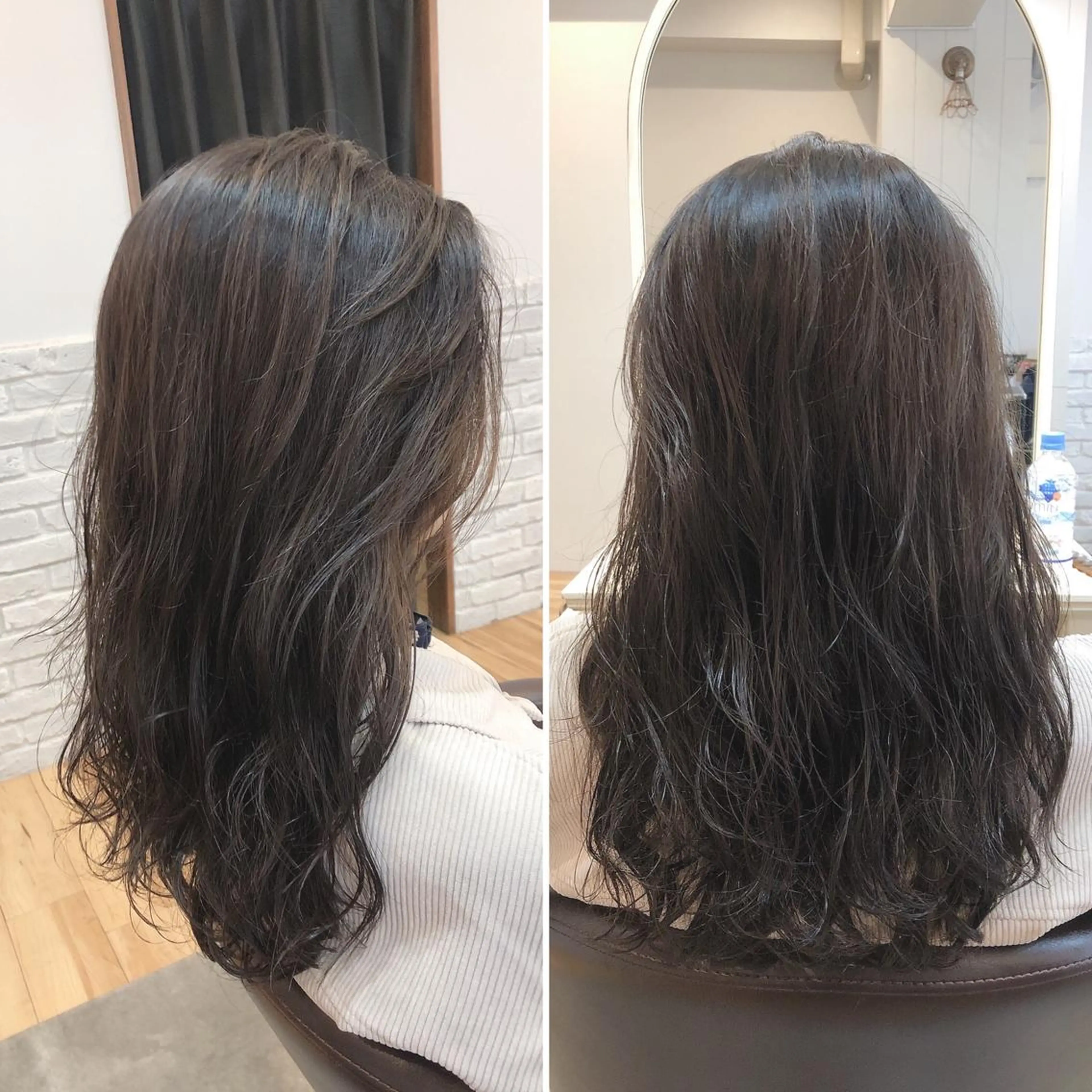 カット+艶感カラー+〈コスメデザインパーマor低温デジパ〉+3ステップ潤艶Trの写真