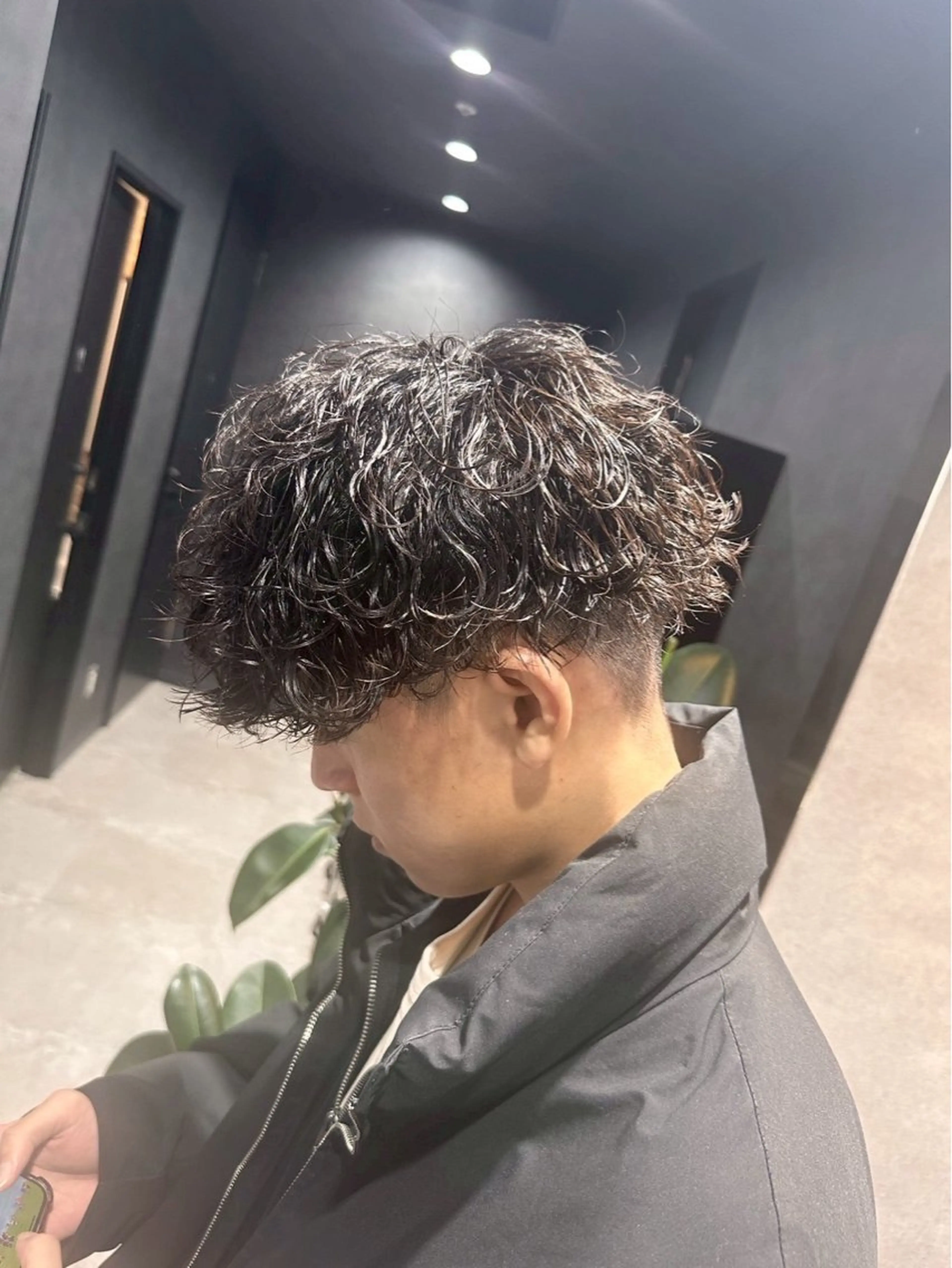 ミディアム パーマ カット パーマ トリートメント ヘアセット メンズパーマ特化 TAIGAのヘアスタイル