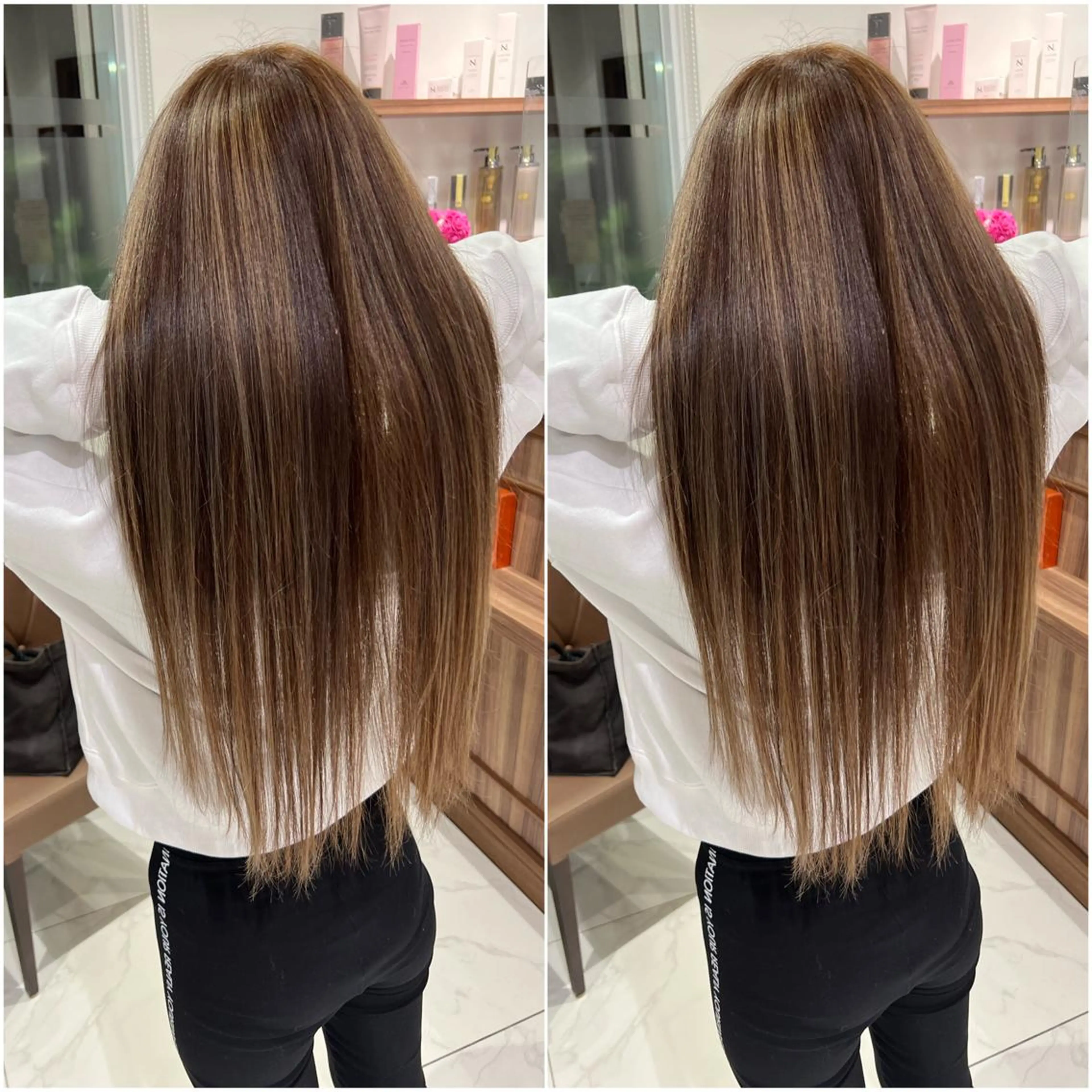 ロング カラー 全席個室 暖色カラー Zina松園優香🌸のヘアスタイル