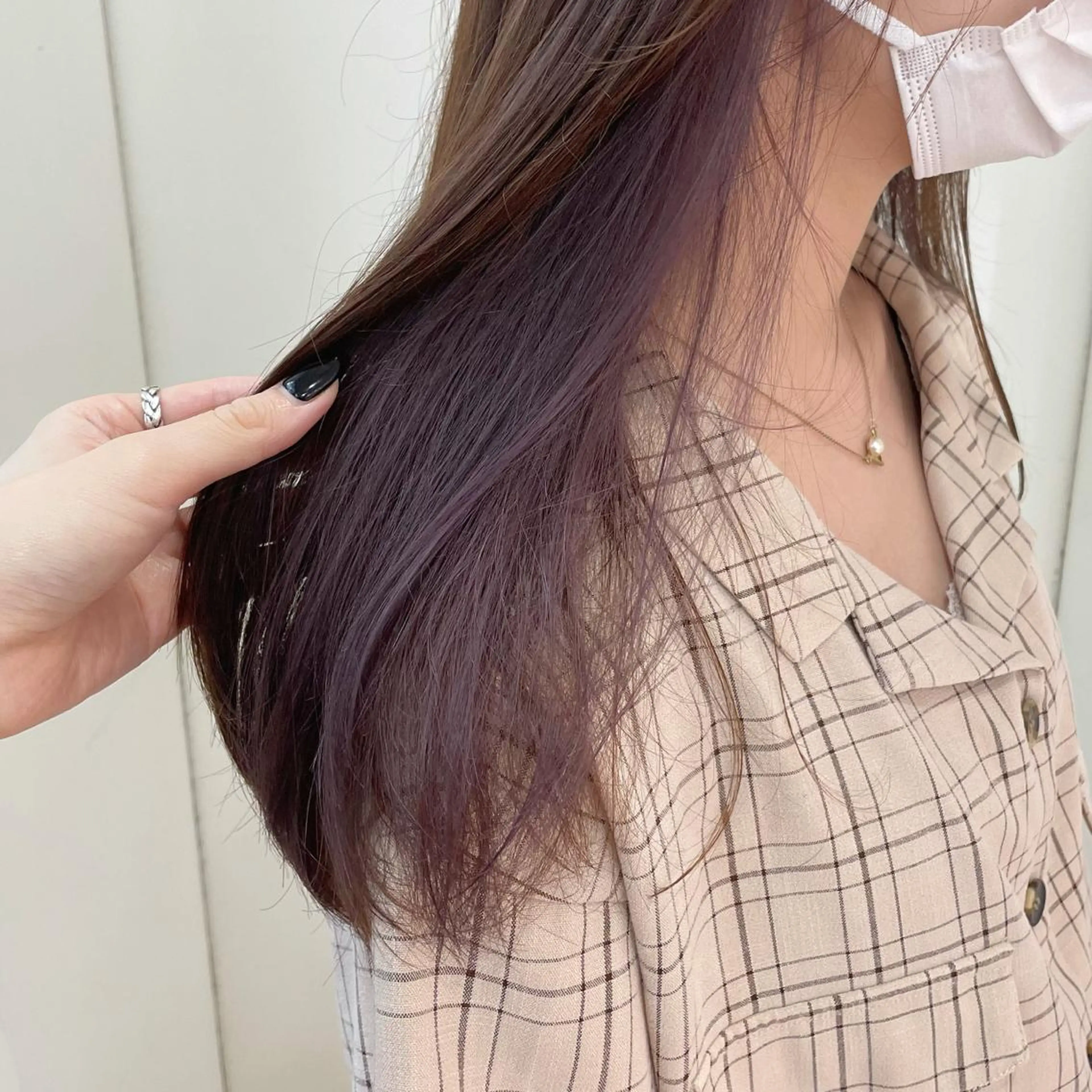 ロング カラー TRENCH　相澤 果歩のヘアスタイル