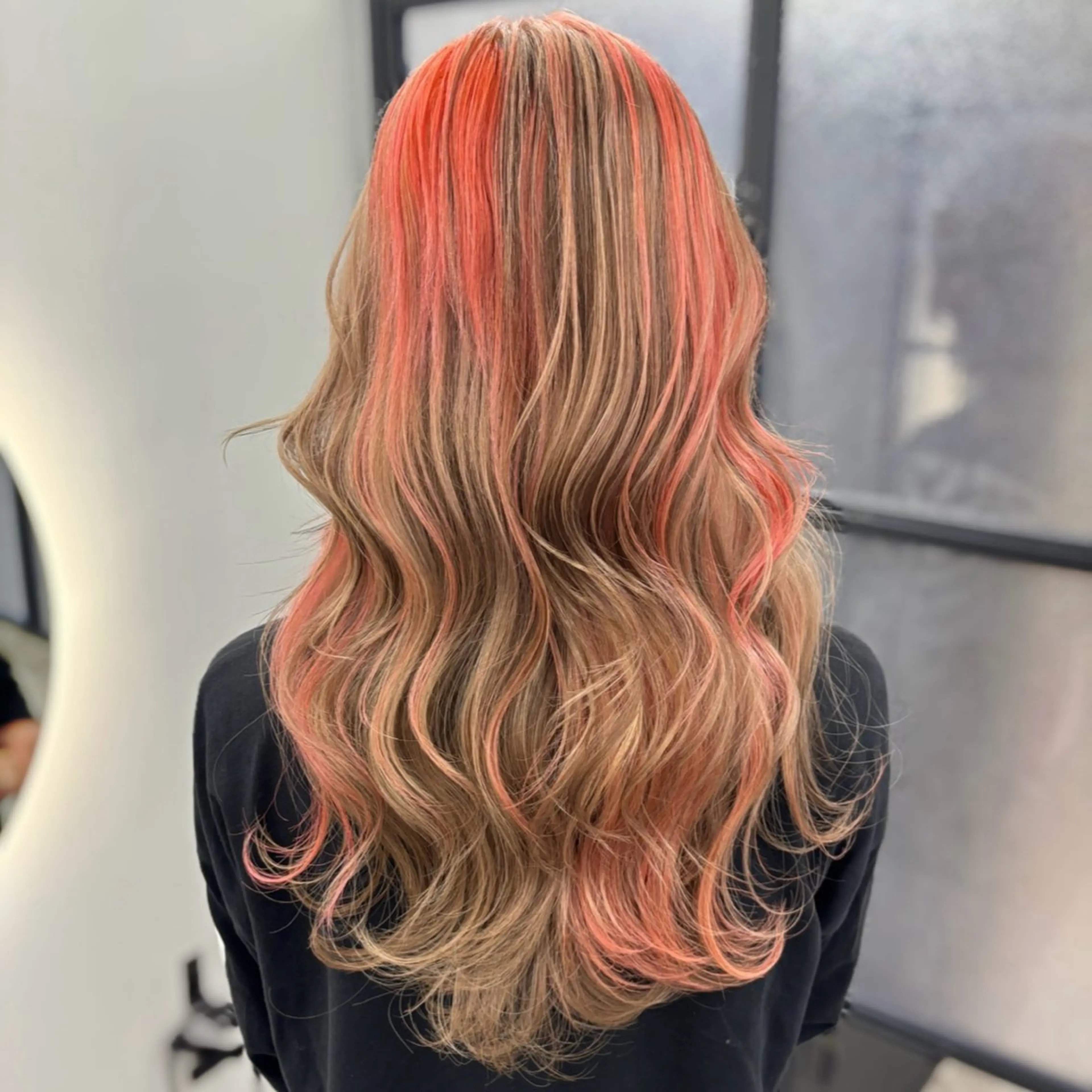 ロング カラー ヘアカラー Ren. 🦋デザインカラーのヘアスタイル