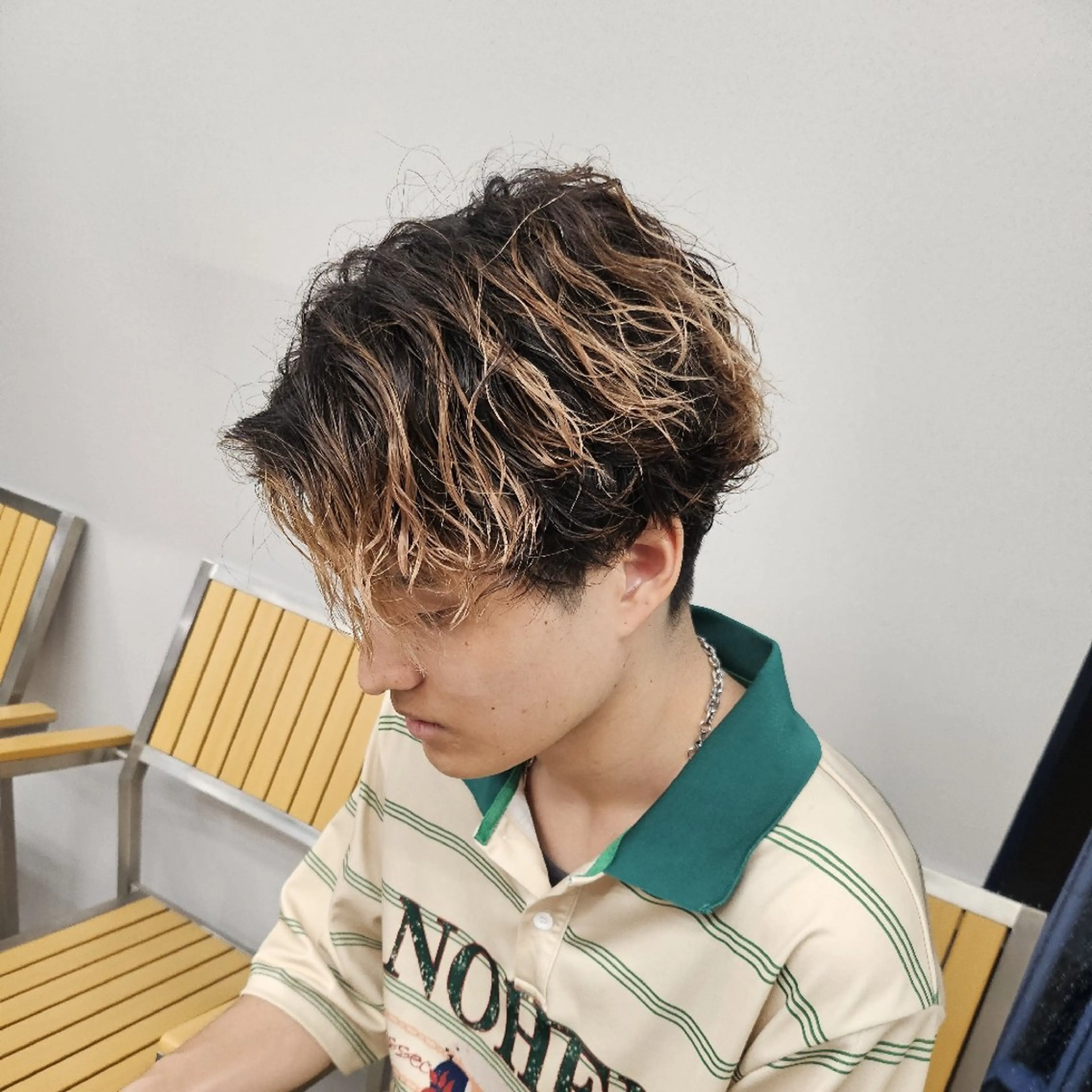 ショート メンズ パーマ ☀️ボブスタイル特化 大山あさひ☀️のヘアスタイル