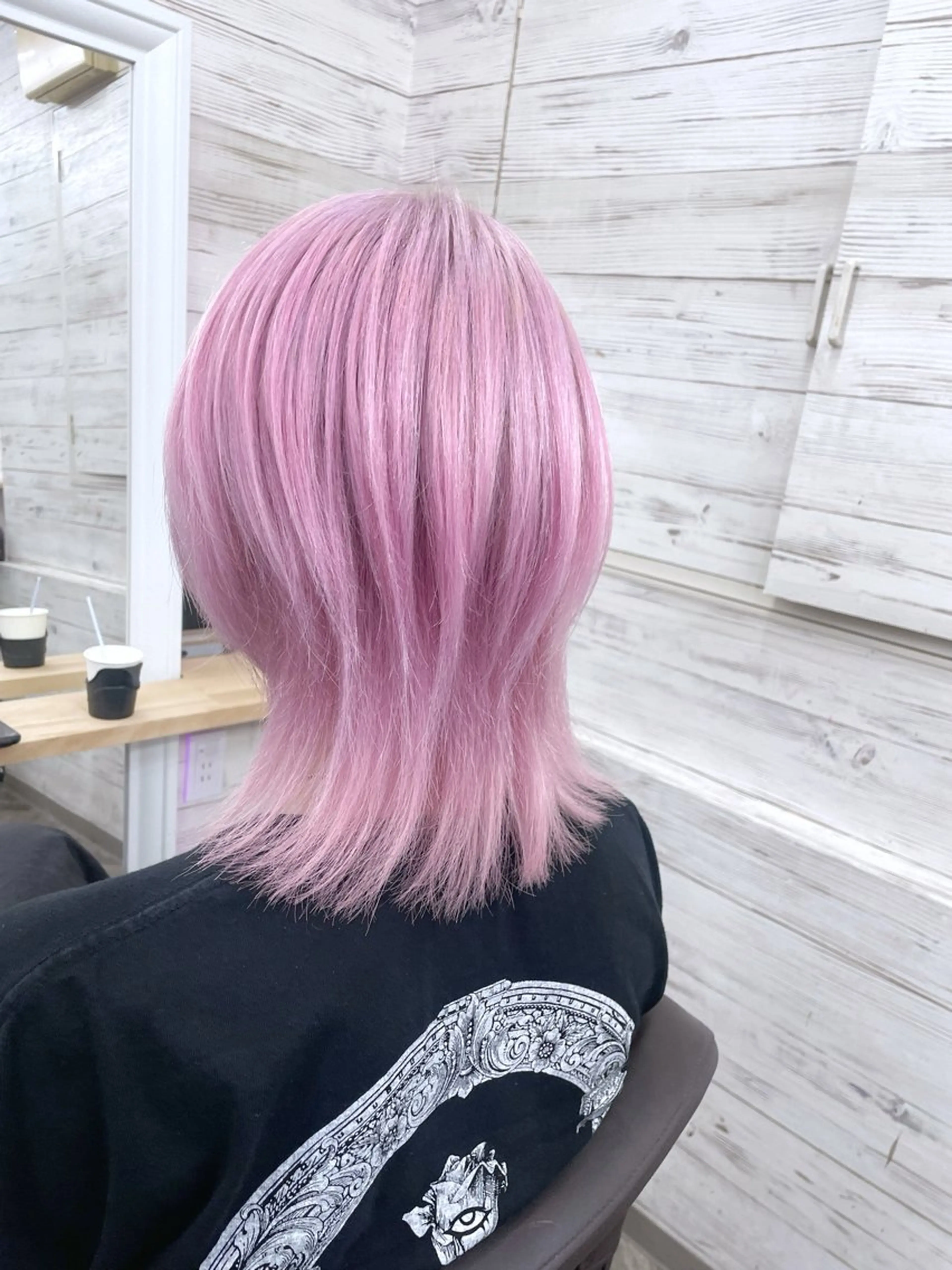 ミディアム カラー ブリーチ カット ヘアカラー 北沢 隆のヘアスタイル