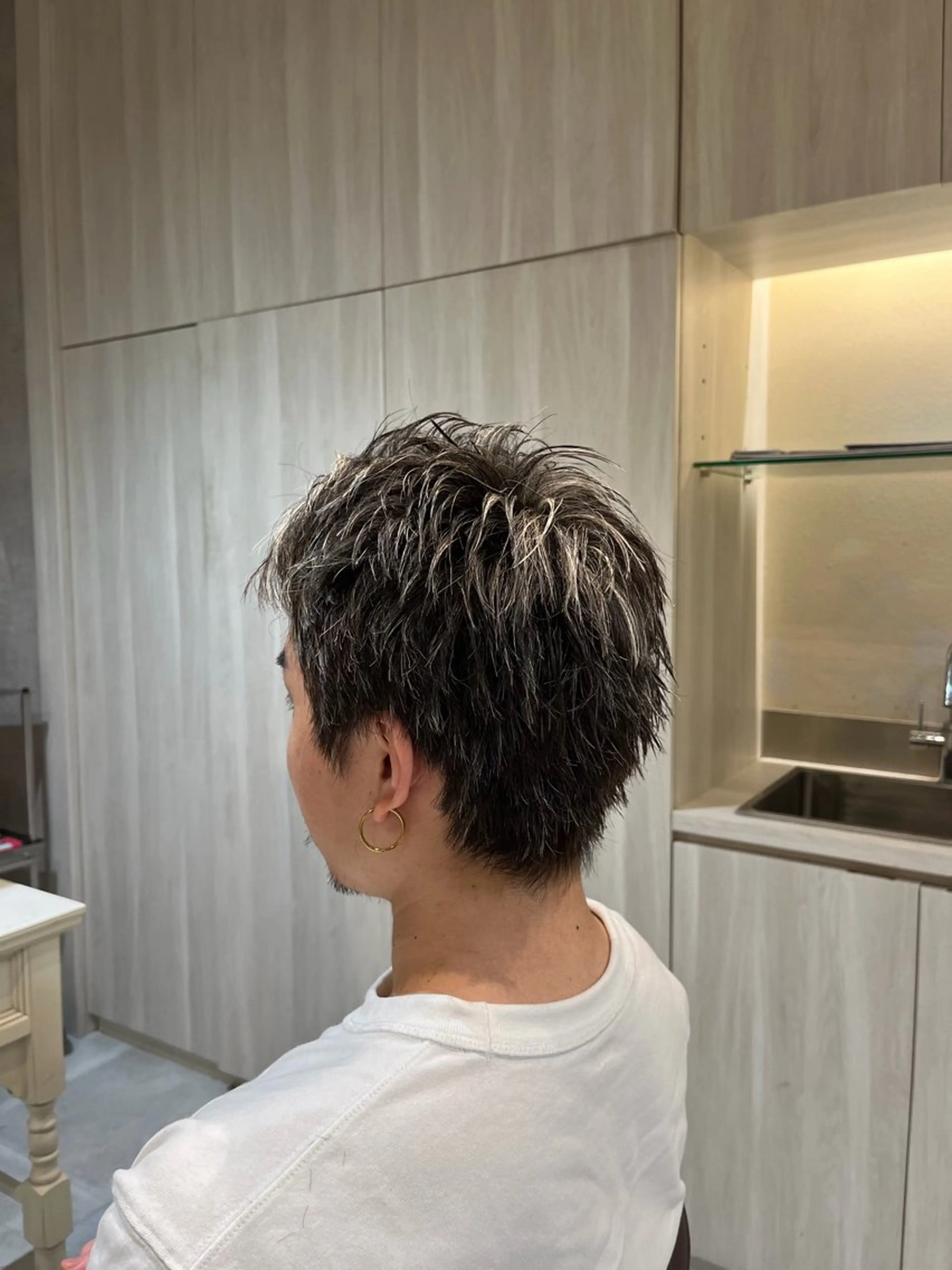 ショート パーマ メンズ カット パーマ FIX店長/名駅/ 国際センター/パーマのヘアスタイル