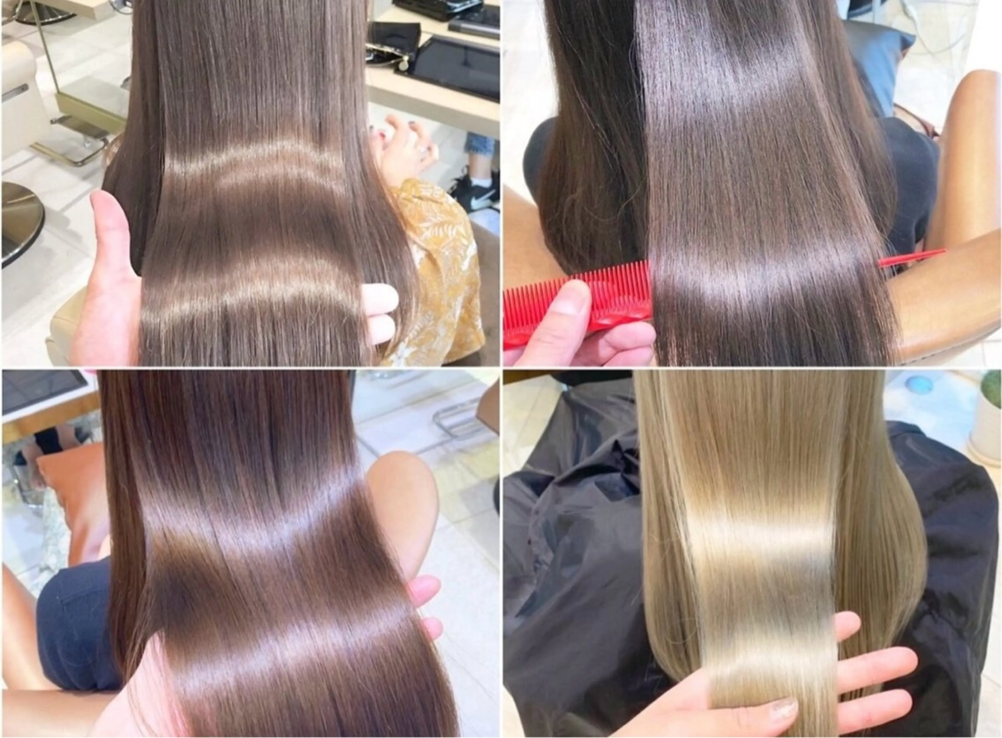 ロング カット 縮毛矯正 トリートメント 【くせ毛解消】縮毛 髪質改善✨たくみ✨のヘアスタイル