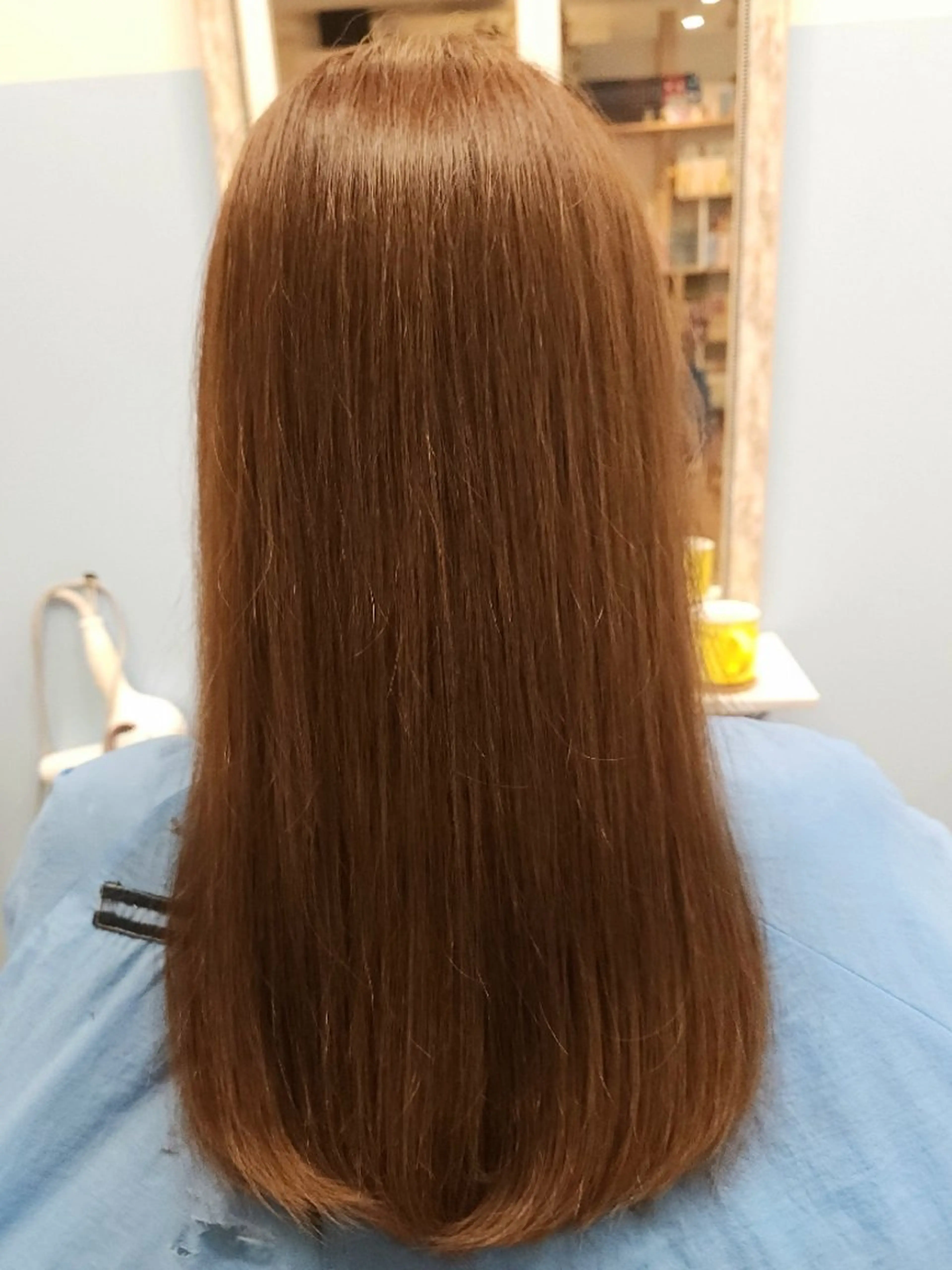 カラー ベージュカラー のむら りさのヘアスタイル