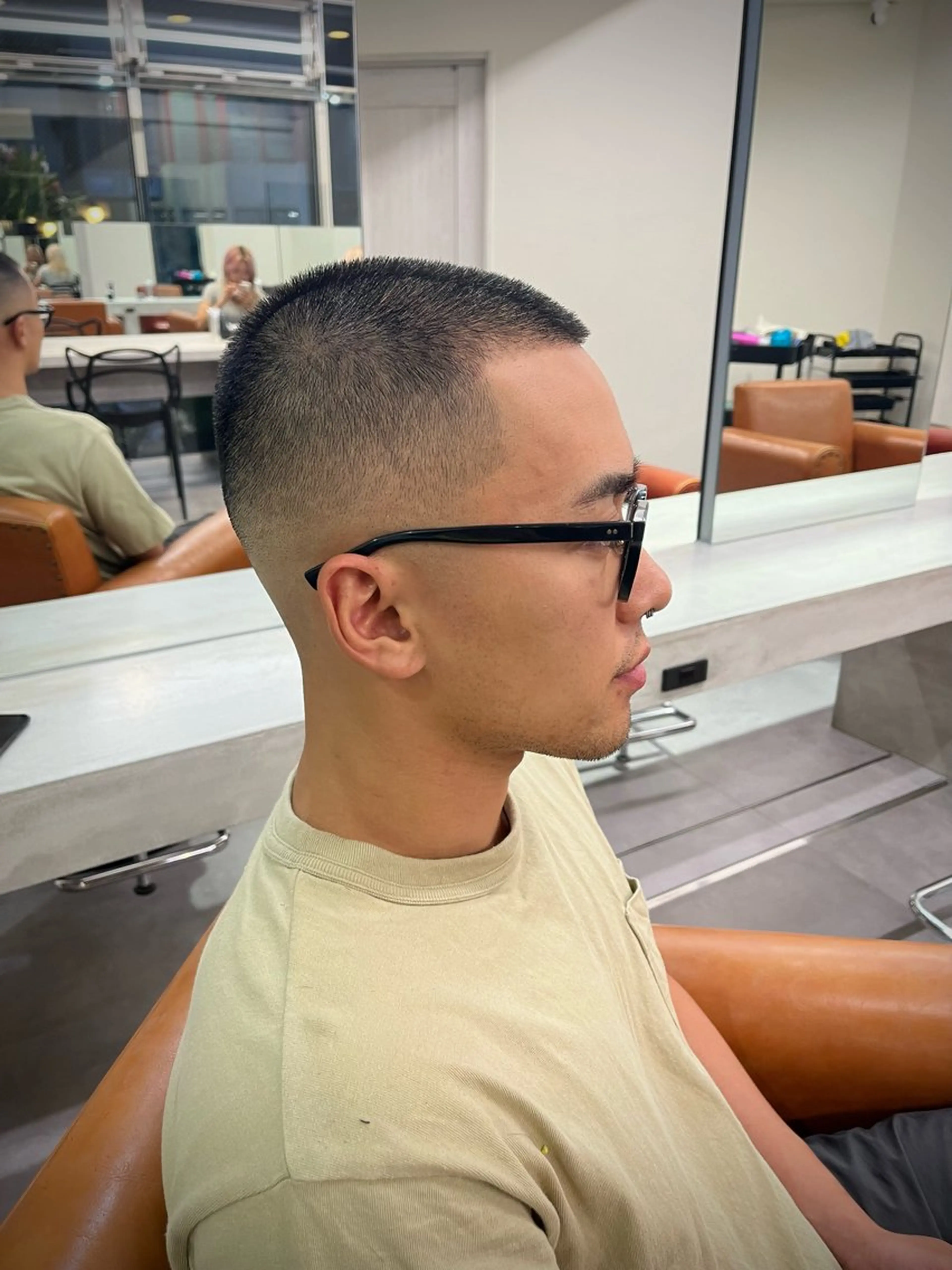 カラー パーマ メンズ フェードカット 京都駅メンズカット/ パーマ/Keigoのヘアスタイル