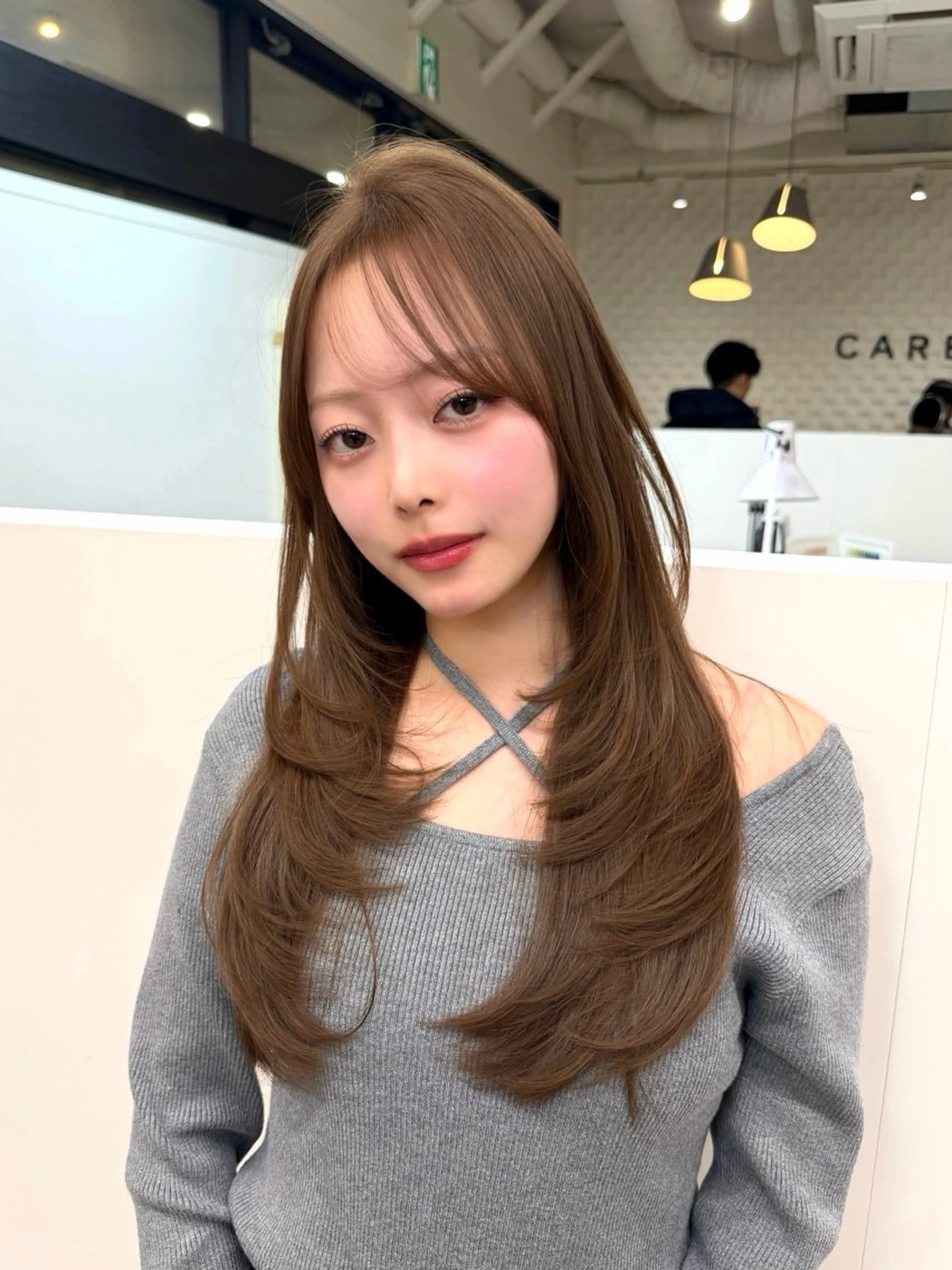 ロング カット トリートメント レイヤーカット/ 艶カラー/山内一暉のヘアスタイル