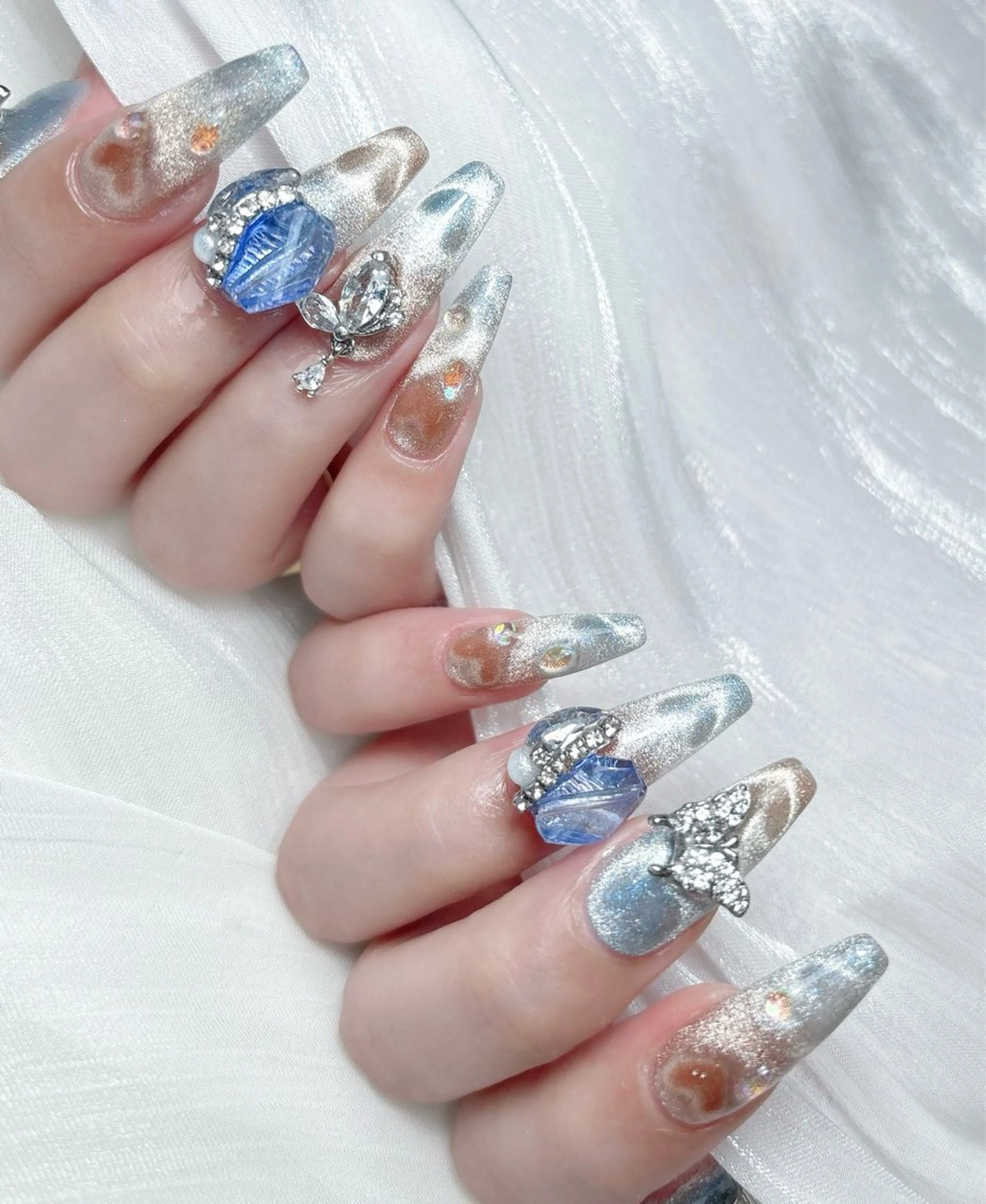 ネイル ハンドネイル M🌷nail 長さだし専門店のネイルデザイン