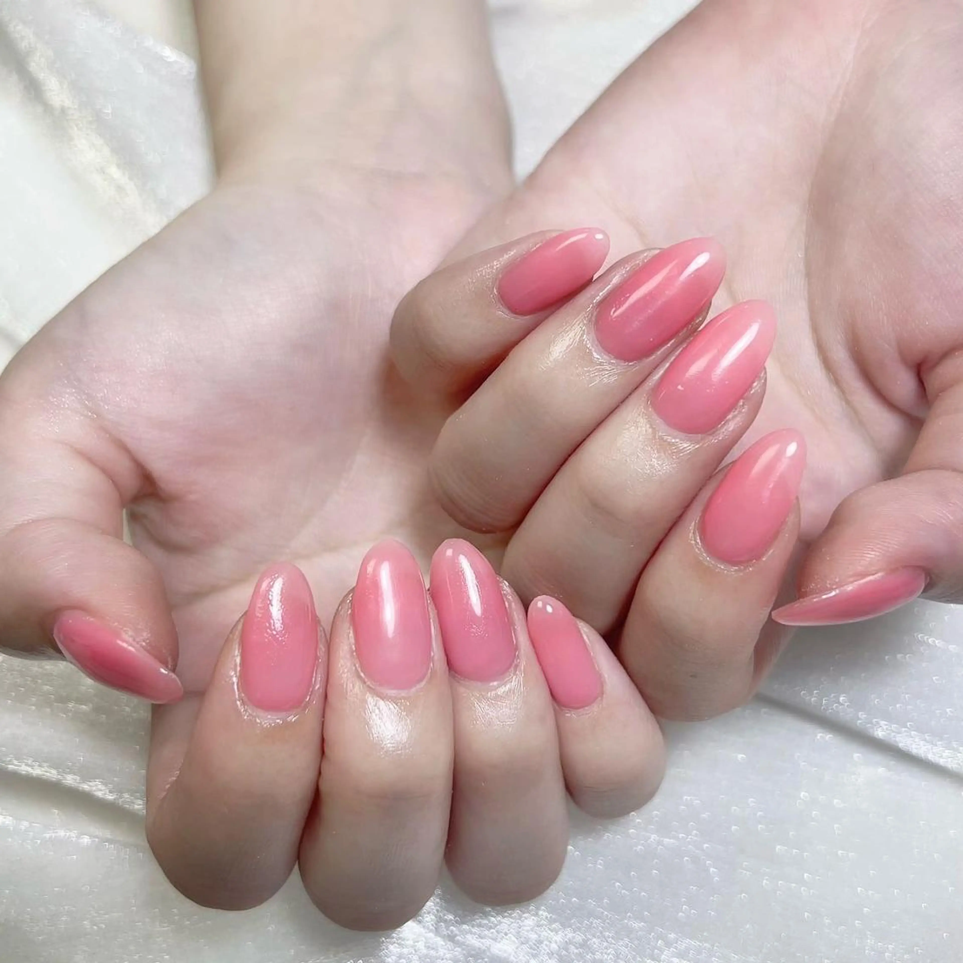ネイル ワンカラーネイル ハンドネイル Nail salon 木にいるのネイルデザイン