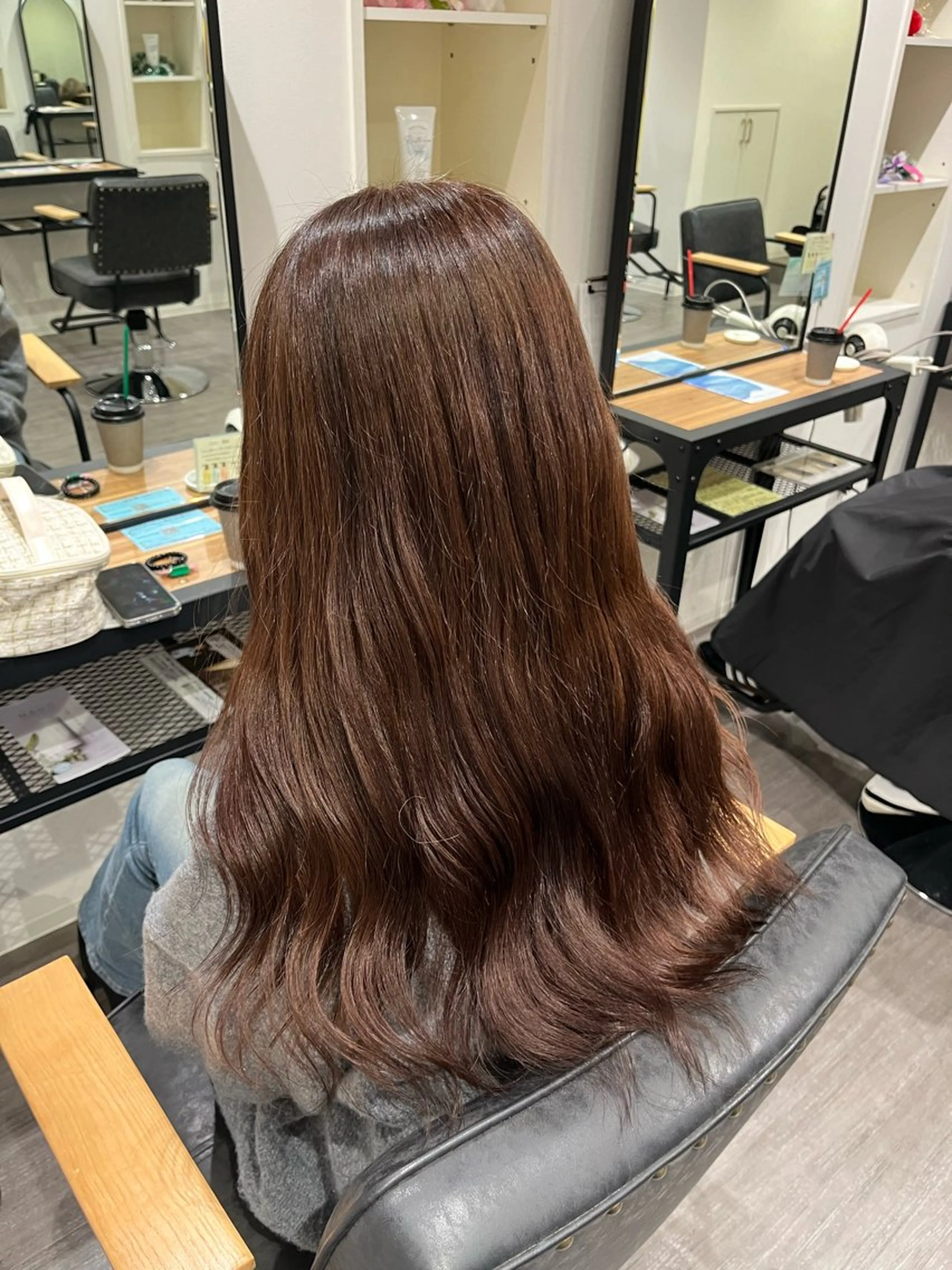 ロング カラー ヘアアレンジ 成人式 透明感カラー cocotte 💟草間紫音💟のヘアスタイル