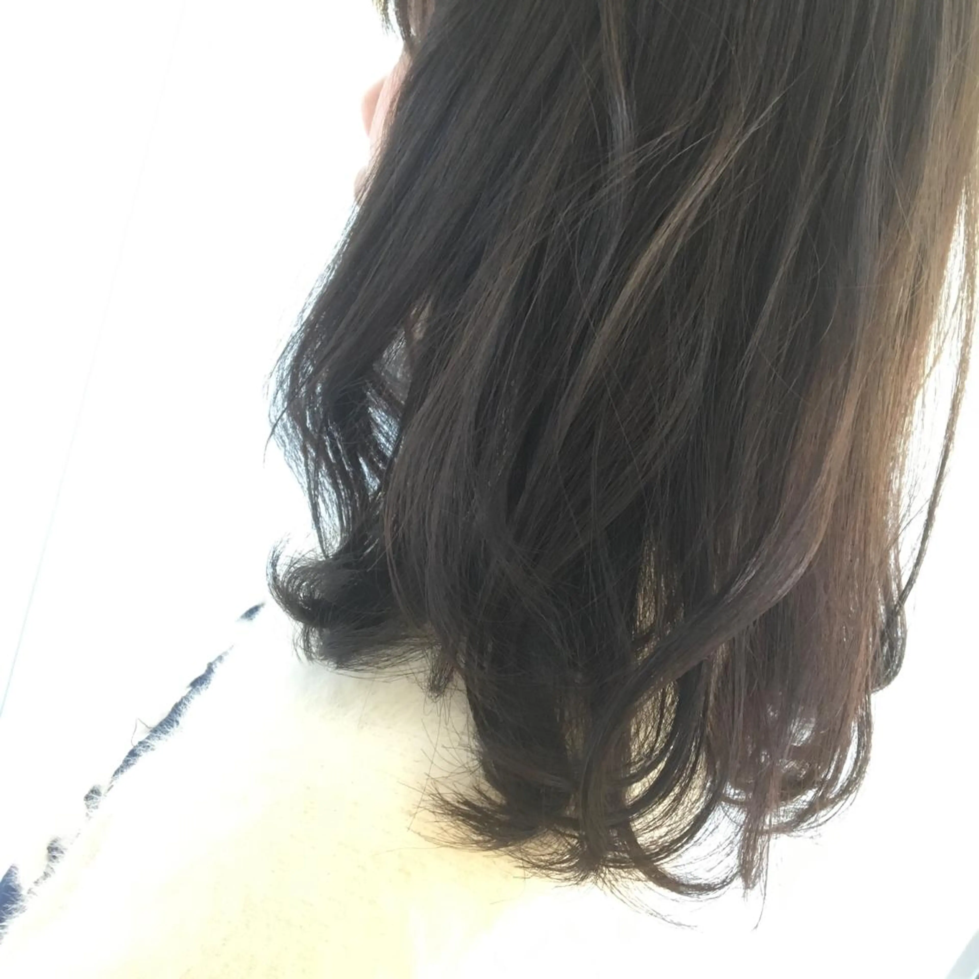 ミディアム カット ヘアカラー トリートメント 広がり、まとまらない お悩み改善/ 中田のヘアスタイル