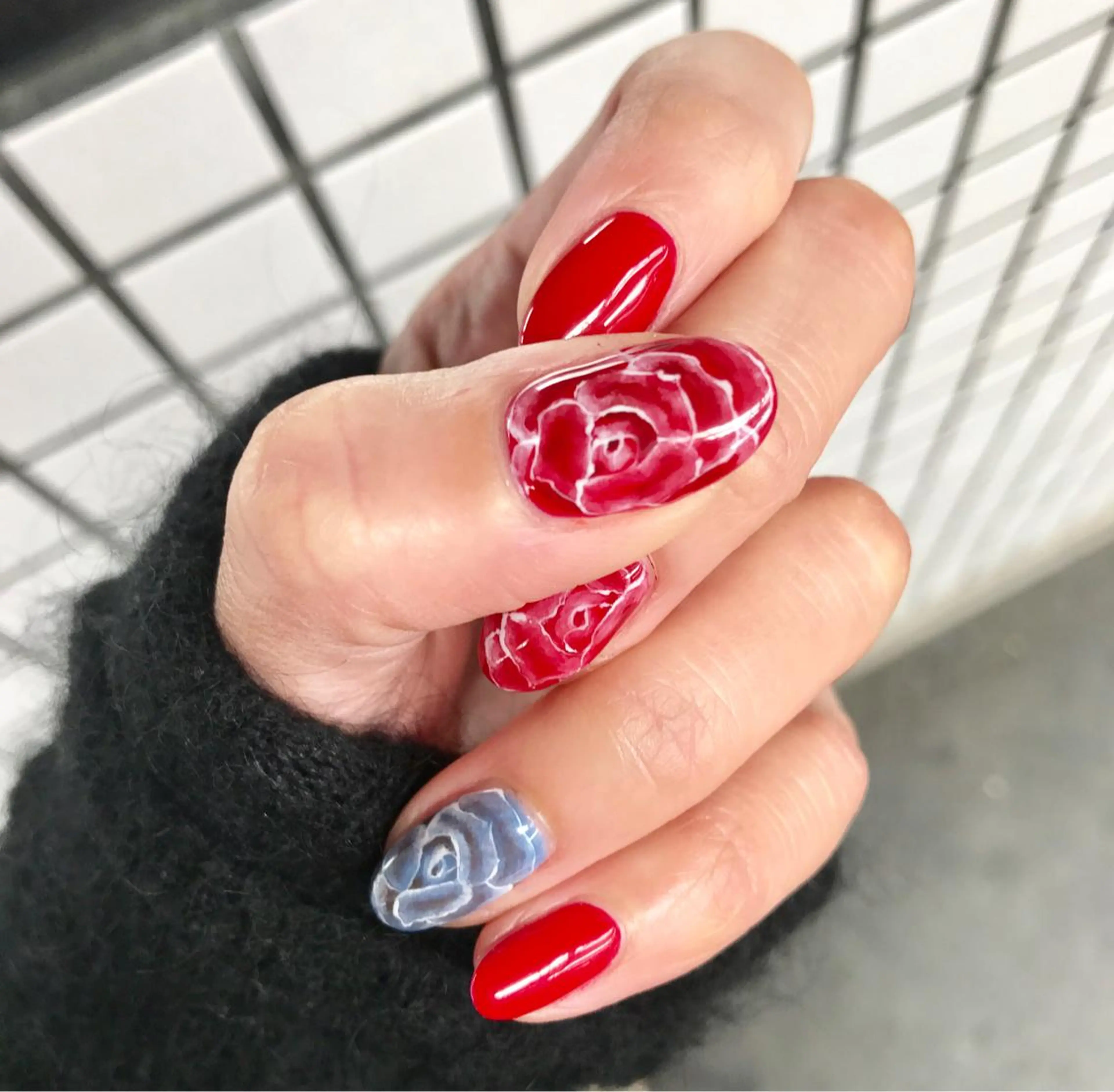 ネイル アートネイル ワンカラーネイル ハンドネイル 佐藤  悠子のネイルデザイン